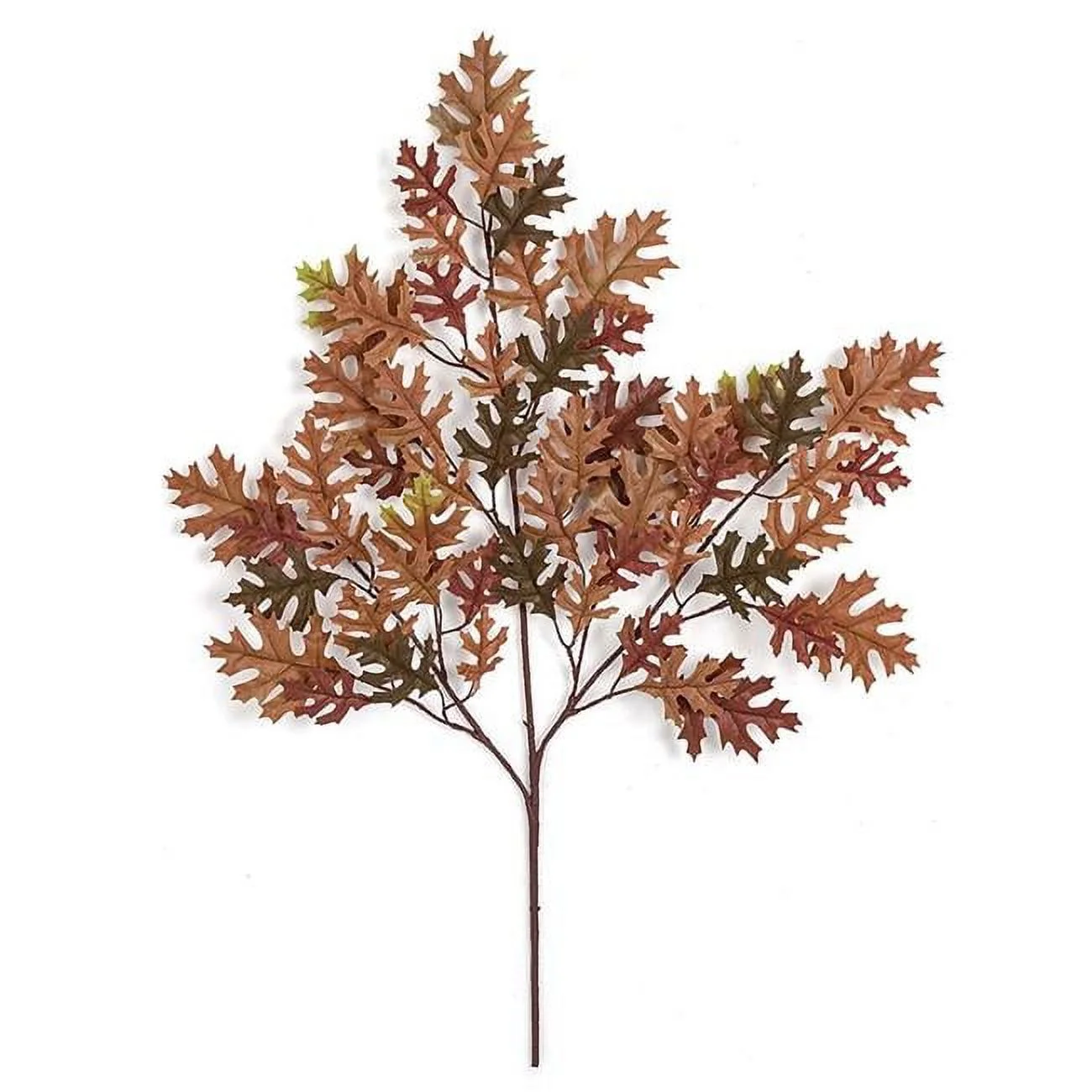 38 in. 14 Fire Retardant Pin Oak Branch, Brown