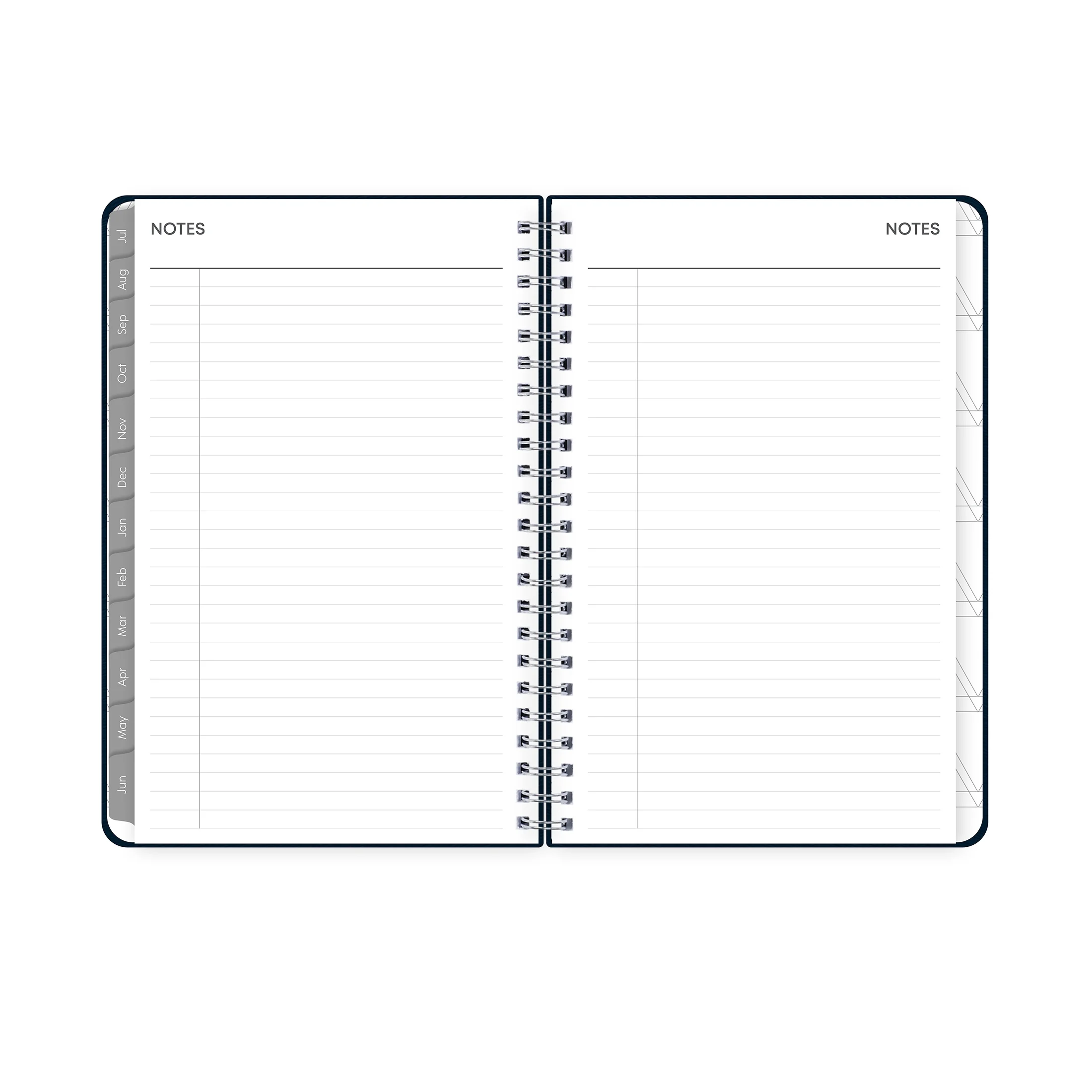 2024-25 Weekly Monthly Planner, 5x8, by Blue Sky, Navy