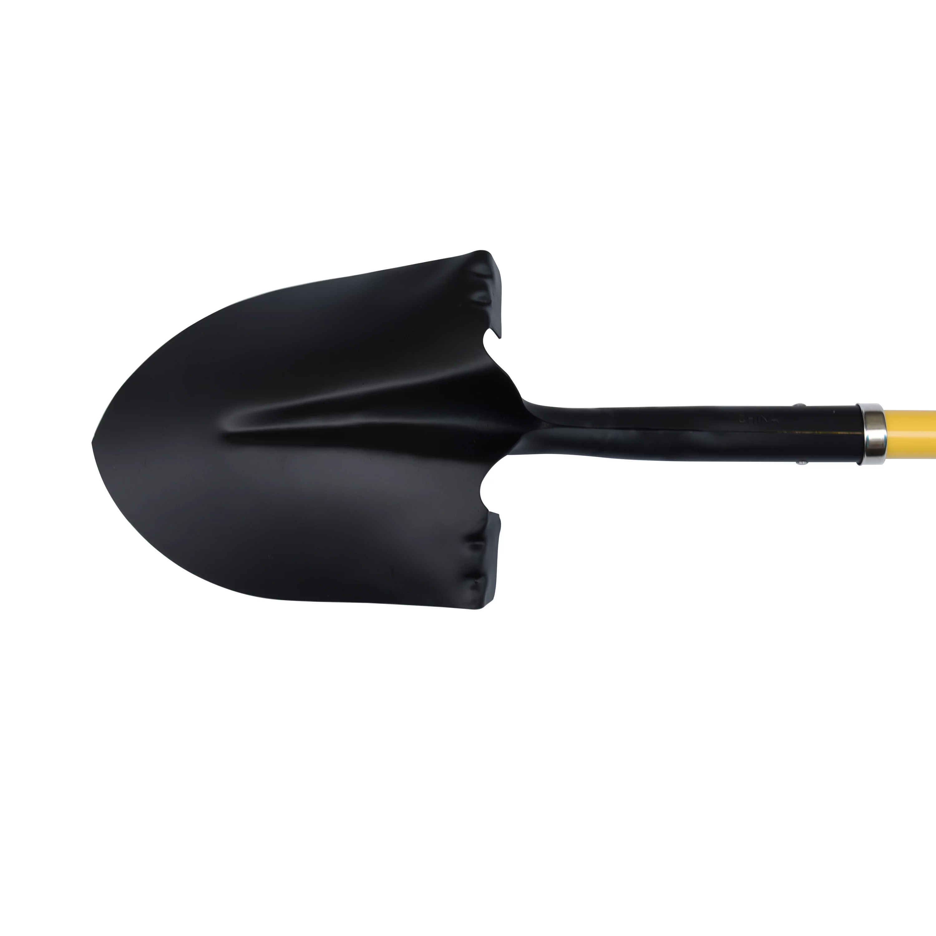 Expert Gardener Fiberglass Round Point Shovel with Vinyl End Grip