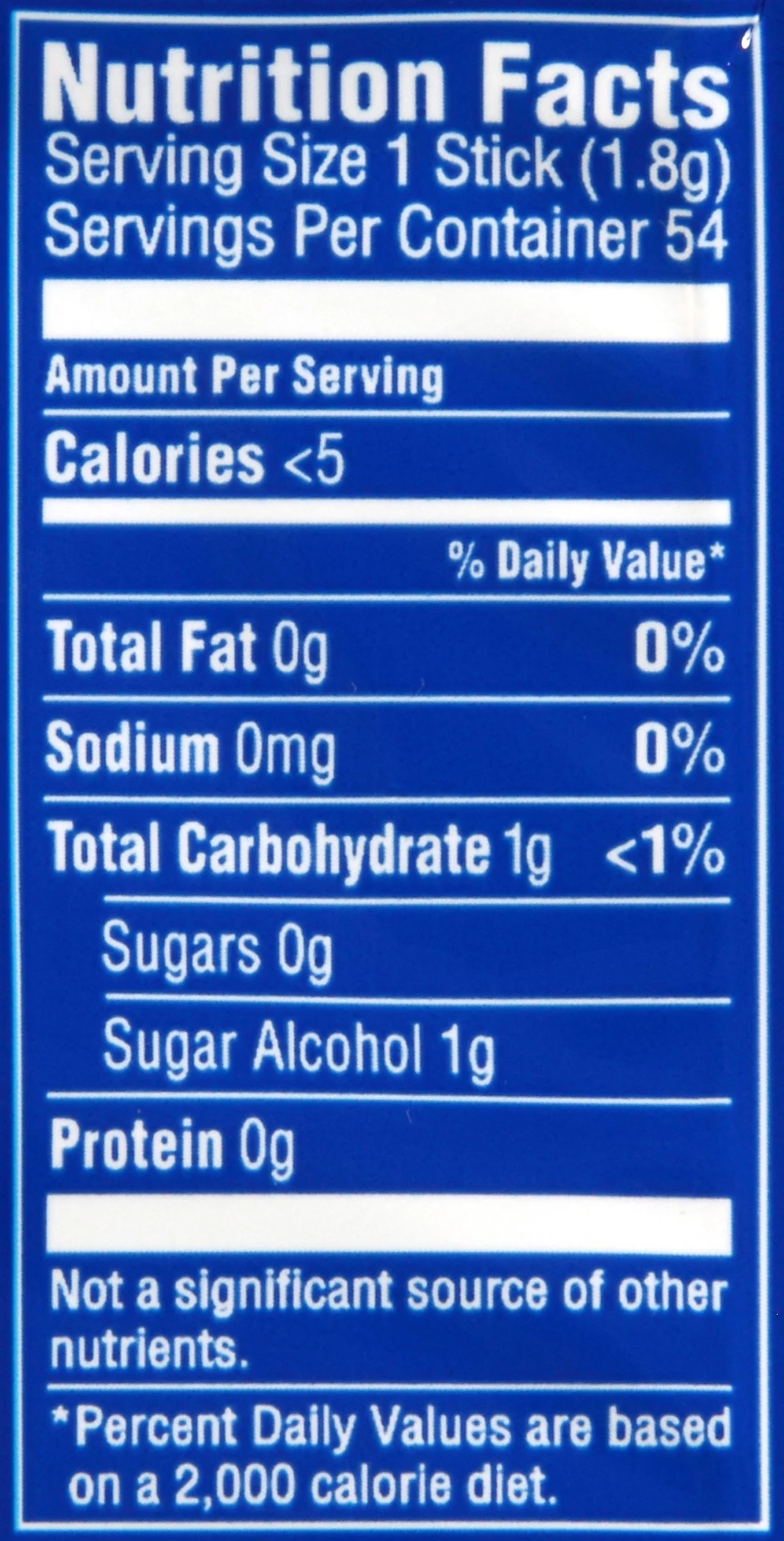 Trident Sugar-Free Original Flavor Gum, 18 Pieces, 3 Count