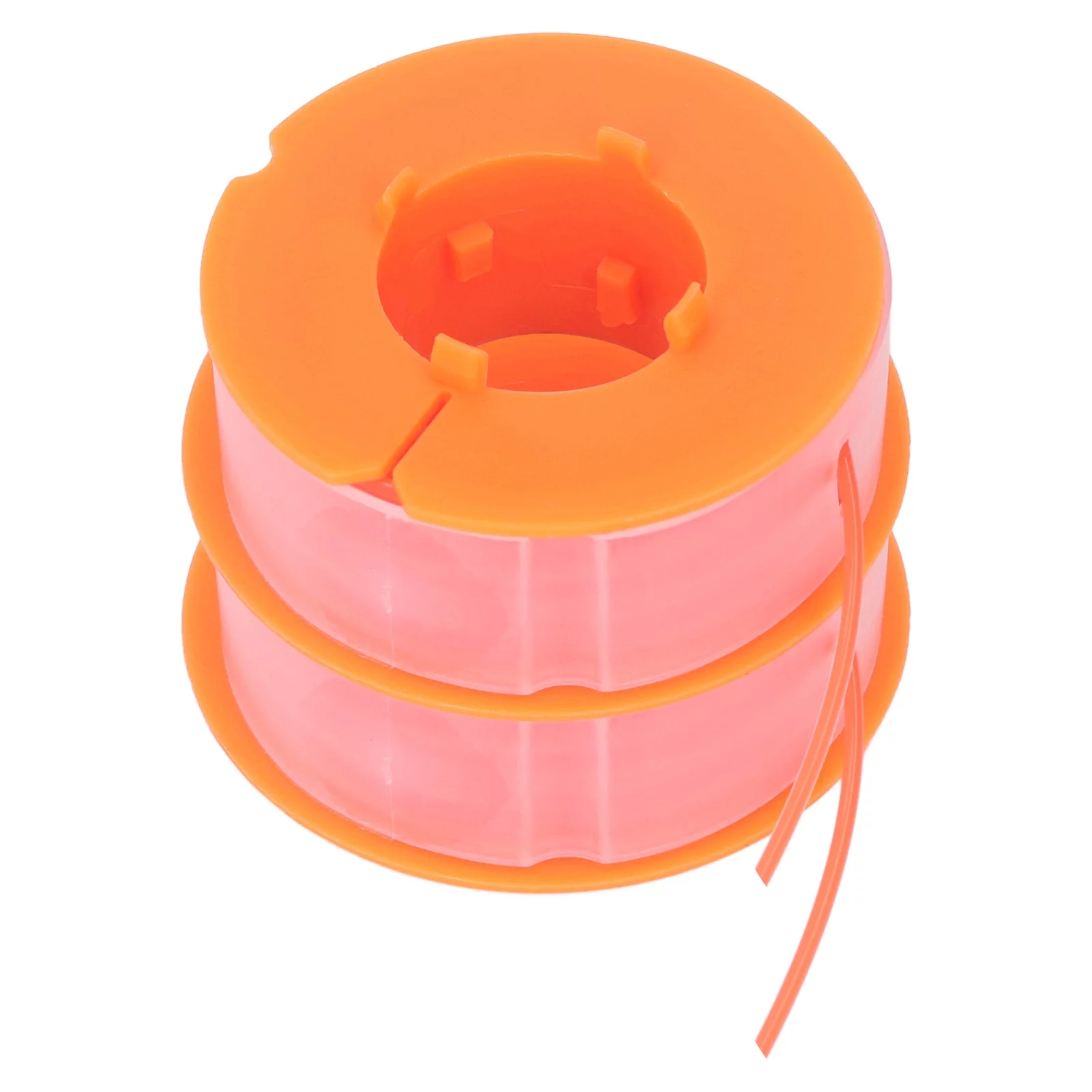 Verdant Touch Nylon Lawn Mower Spool 2Pcs Lawn Mower Spool Line Nylon Trimmer Accessories Replacement Fit for BOSCH ART 30 ART 30FA Orange