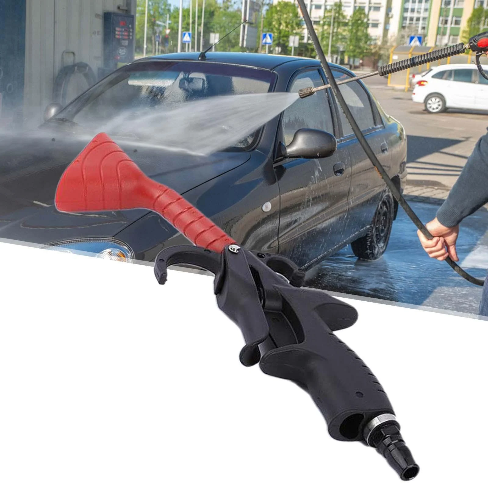 BAOSITY Air Blow Machine Air Nozzle Sturdy High Pressure Pneumatic Cleaning Gadgets Handheld Dust Blower for Vehicle Maintenance , B 45x9cm