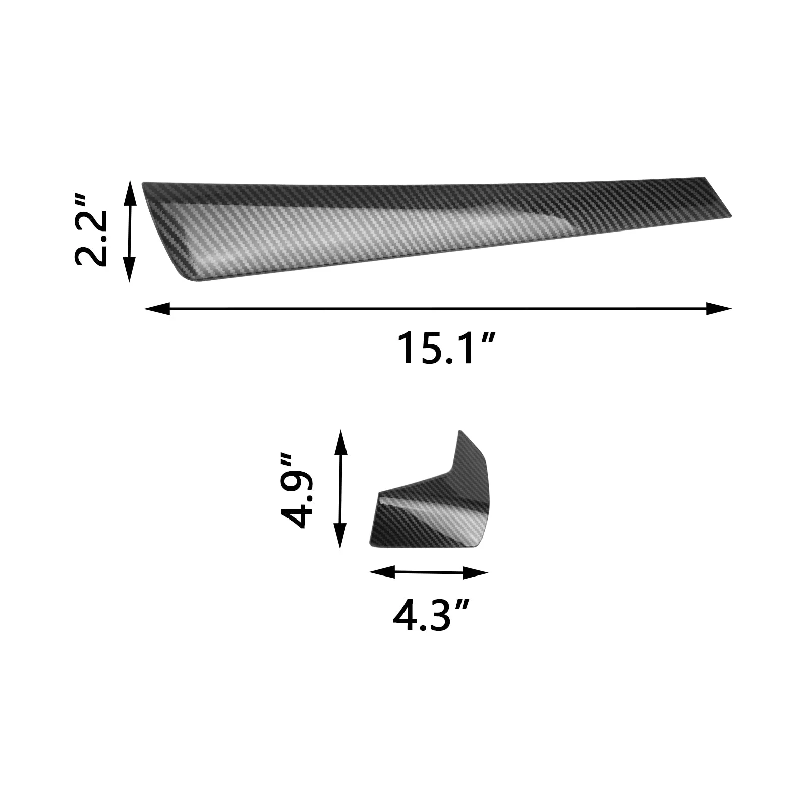 Xotic Tech Interior Center Console Stripe Gear Shift Panel w/ Knob Cover Trim Combo Kit,Carbon Fiber Pattern ,Compatible with BMW 3 Series G20 G28 2019-2022