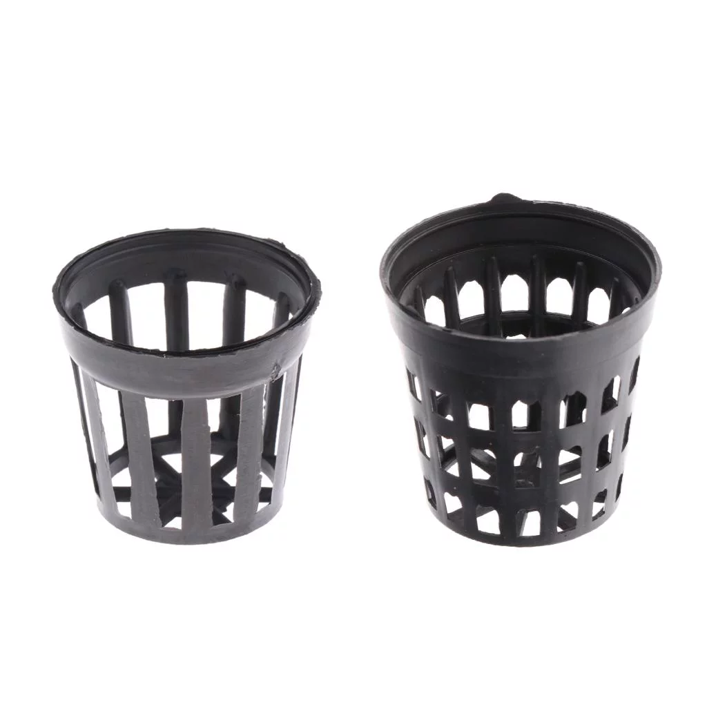 100pcs Pot Baskets Aquarium Aquatic Water Plant Grass Cultivate S