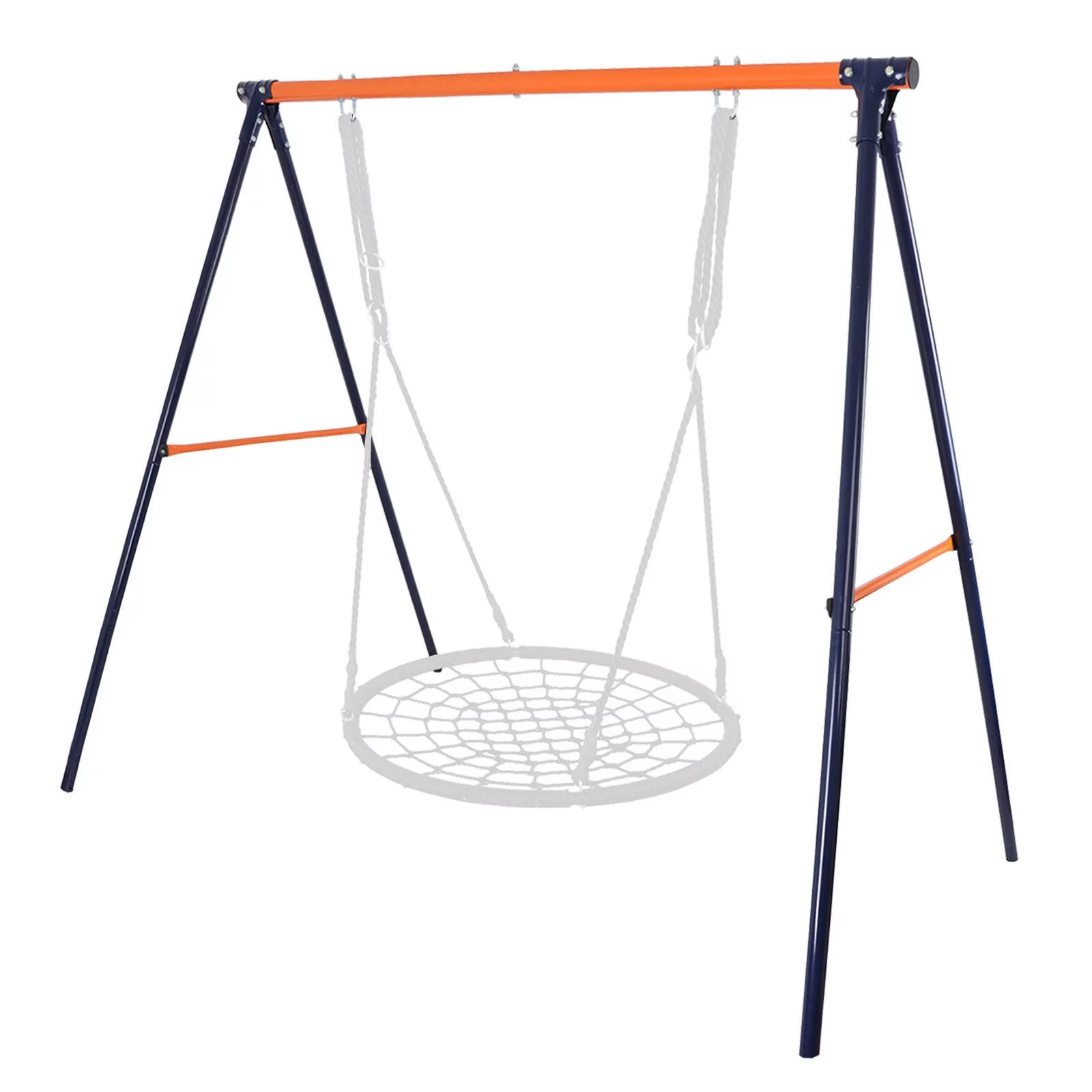 A-Frame Swing Frame Stand Fun Play Chair Kids Children Backyard Max 220 LBs
