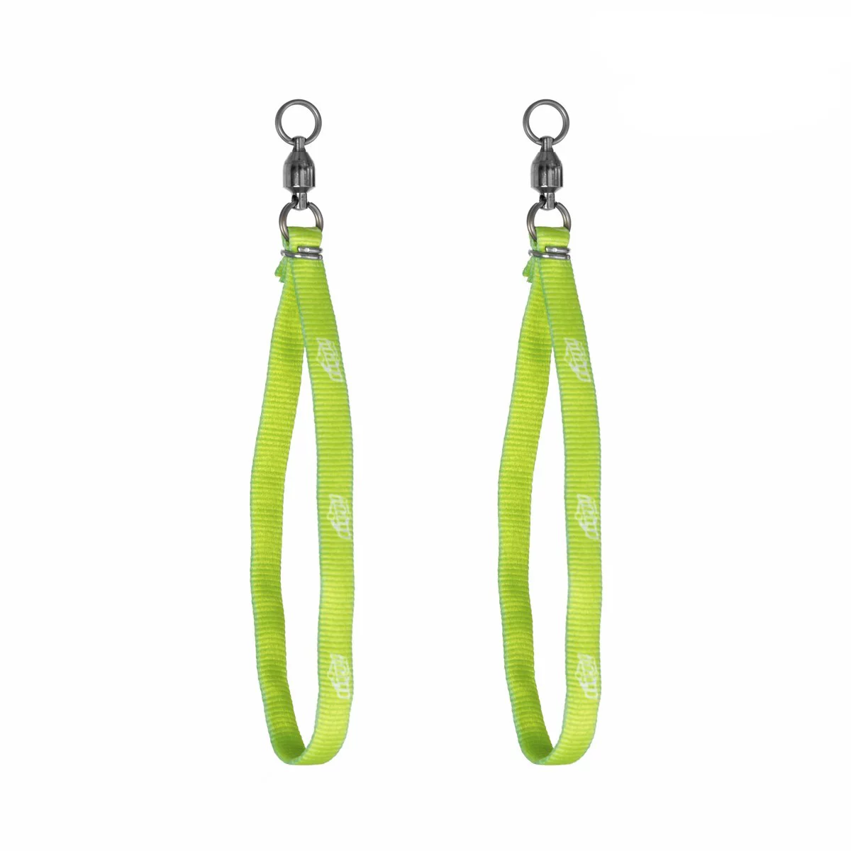 Pair of Play Cord Loop Handle with Integrated Ball Bearing Swivel (Green)