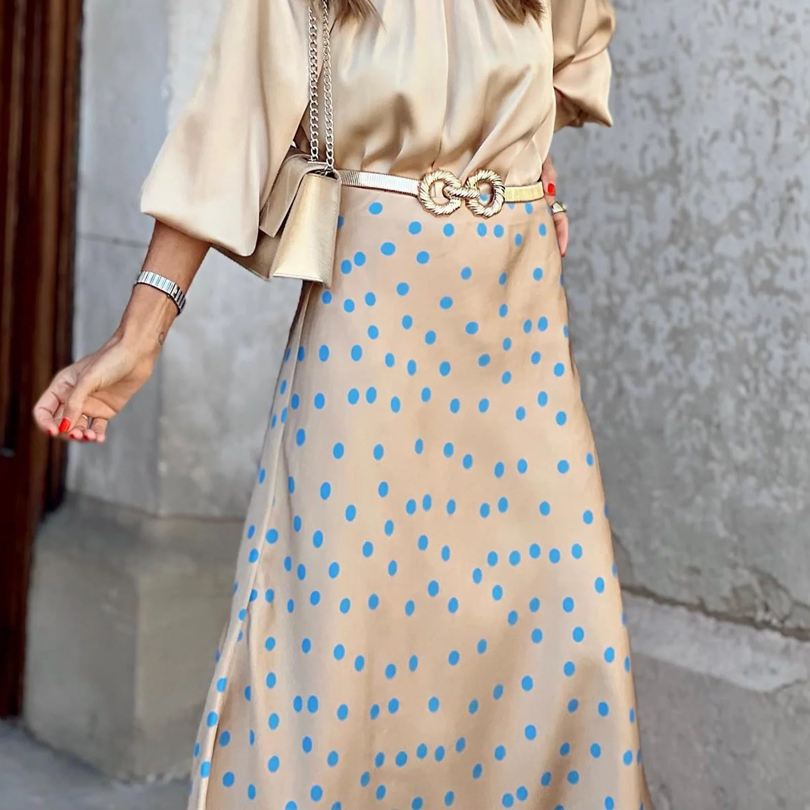 Autumn Cargo Skirt Women'S Mesh Skirt Large Swing A Line Yarn Skirt Mid Length Pleated High Waist Puffy Fairy Skirt Skirt Hangers Wood