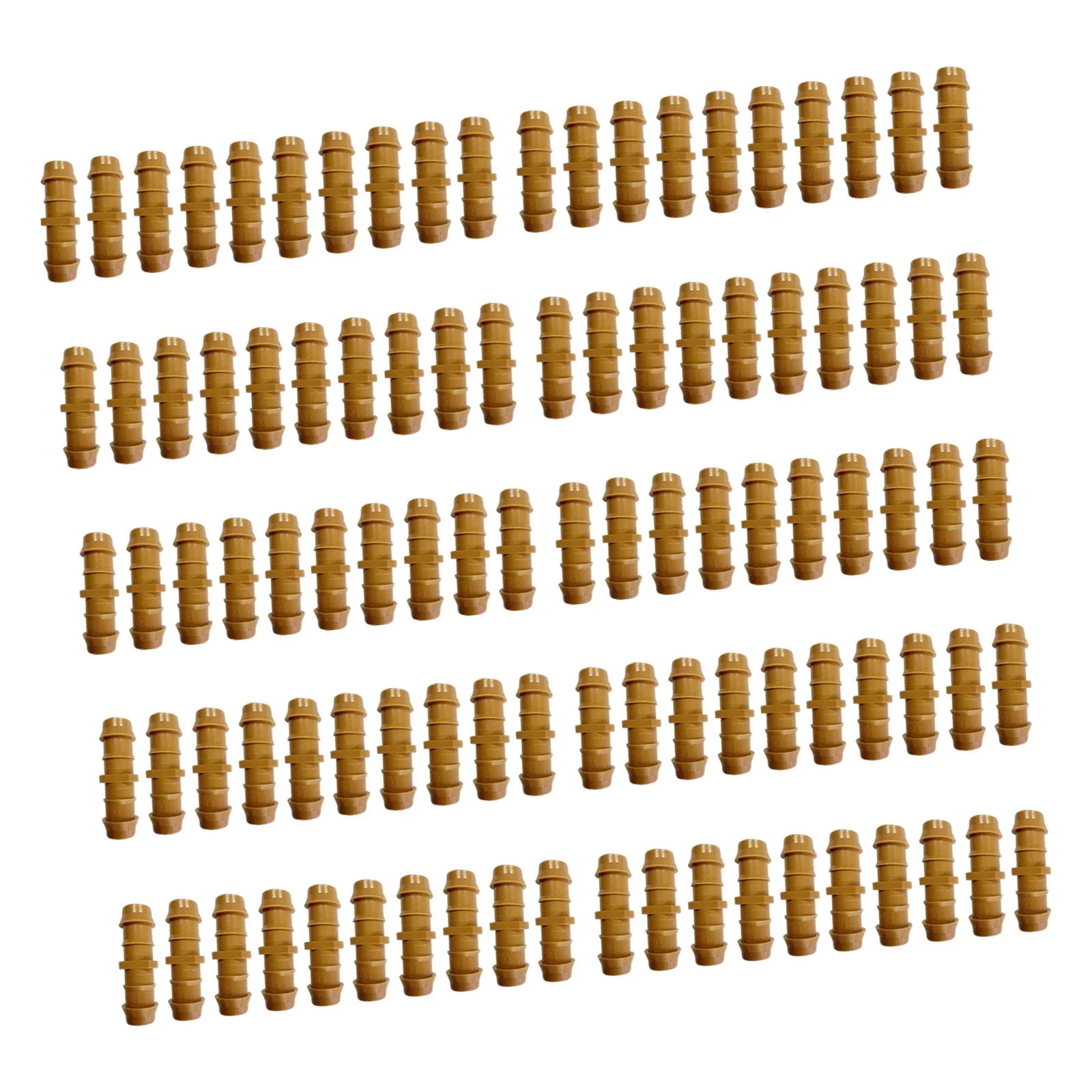 100Pcs Garden Irrigation Pipe Connector 17mm Drip System DIY Drip Irrigation