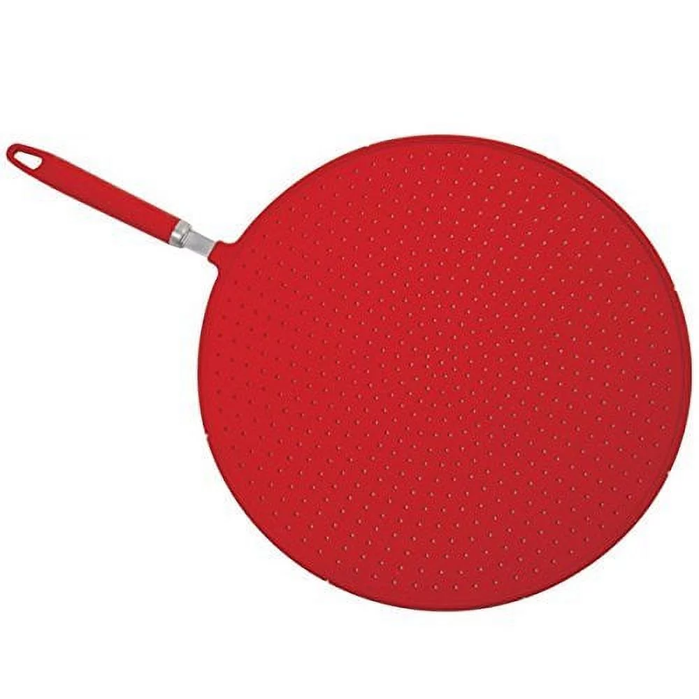 Norpro Grip-EZ Red Silicone Splatter Screen Strainer
