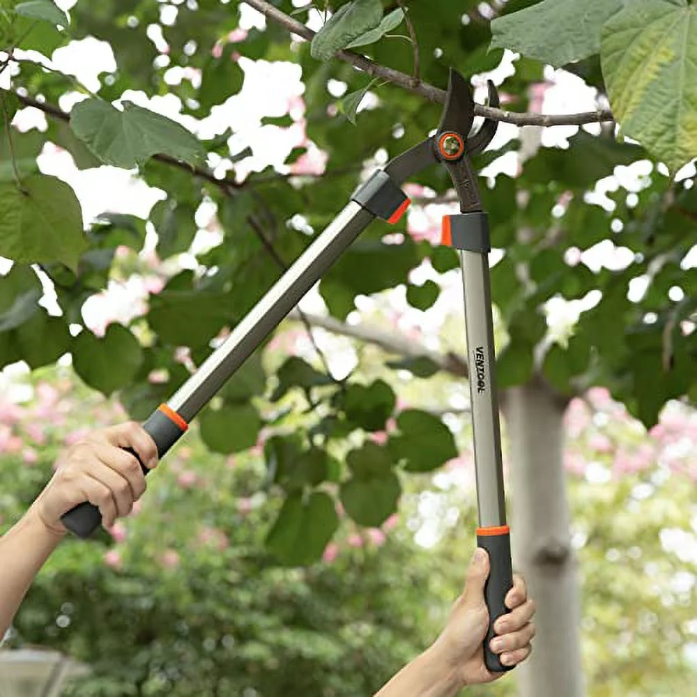 Bypass Lopper, Chops Branches with Ease, Lopping Shears Garden Pruning Tree Trimmer Scissor, HRC54-56 Mn-Steel Branch Cutter with 1.57 Inch Cutting Capacity 25.5 Inch