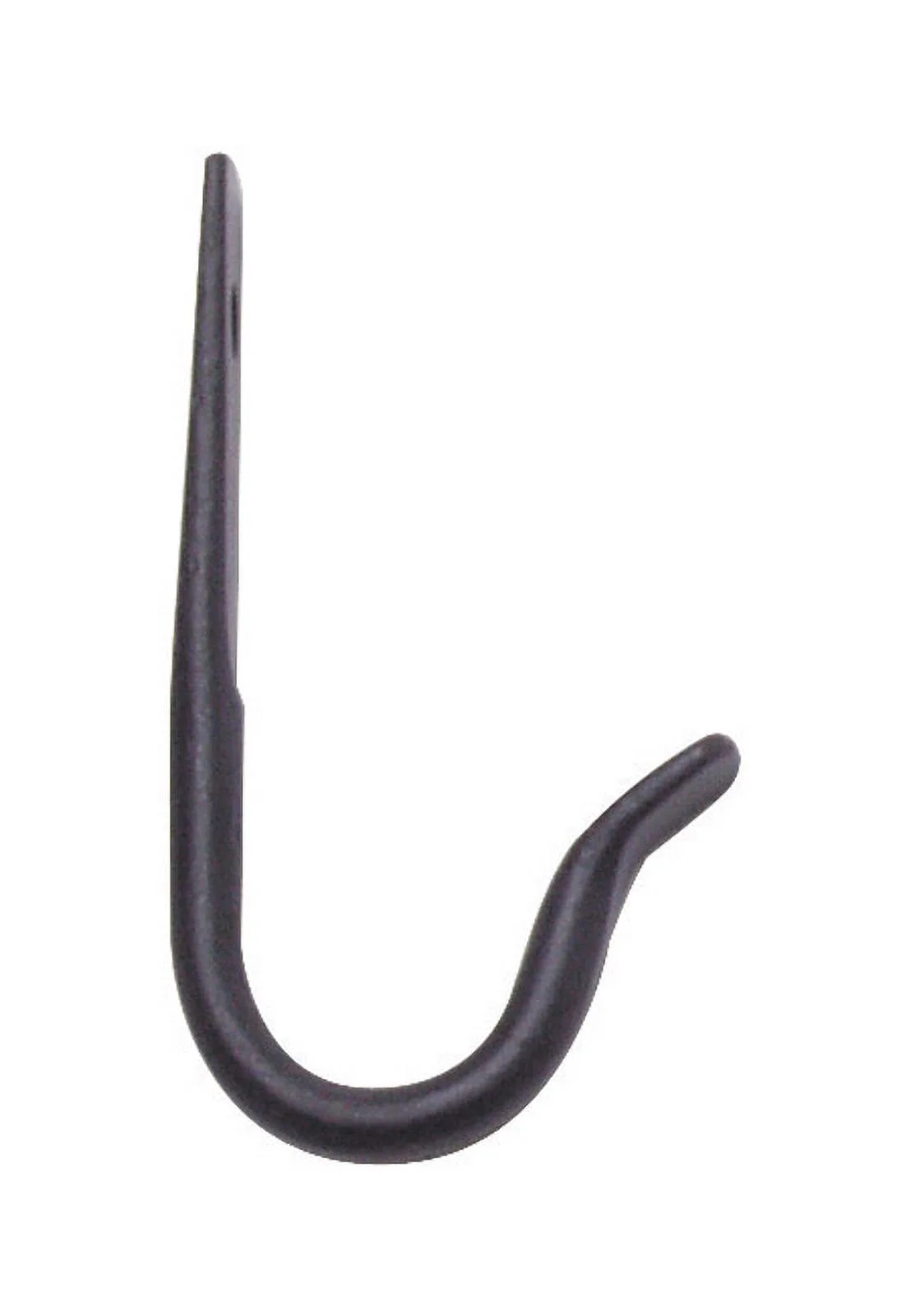 1 Pc, Panacea Black Wrought Iron 3 In. H J-Hook W/Screw Plant Hook 1 Pk