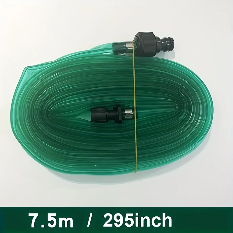 1pc Flexible Sprinkler Water Drip Irrigation Tubing - Grow a Lush Garden with Adjustable Control Valve Switch - Automatic Plants Water System for Flower Watering - Gardening & Lawn Supplies