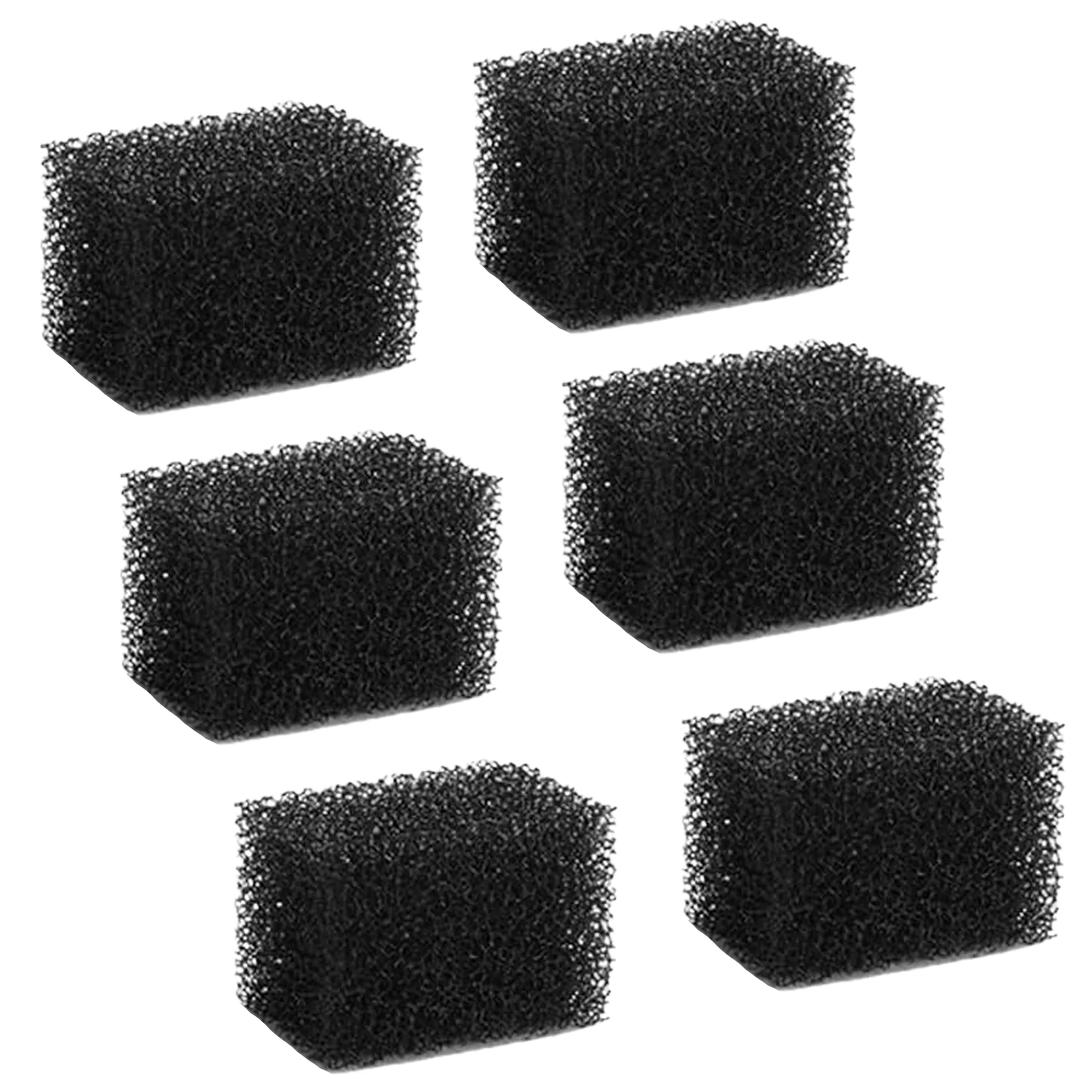 Delapan 6 Replacement Pre-Filter Sponges Fit for 84oz/2.5L Pet Cat Water Fountain Dog Water Bowl Dispenser