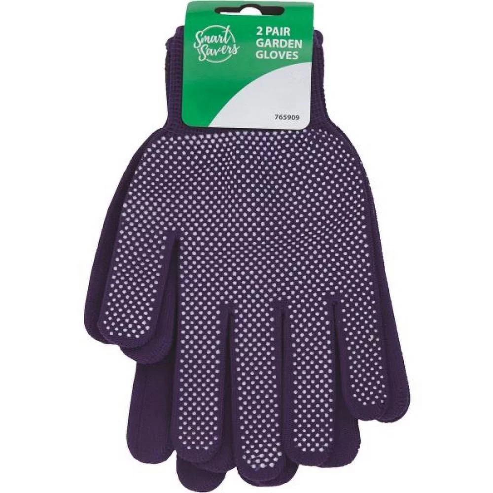 Smart Savers 1 Size Fits All Cotton Garden Glove (2-Pack) BT037-2A Pack of 12