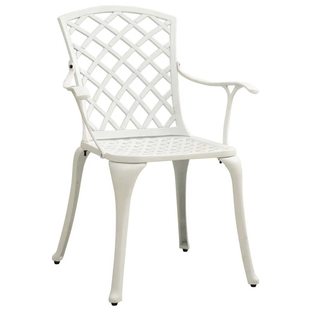 Andoer parcel,Chairs 6 Patio Chairs Cast Aluminum Chairs Set Of Set Of 6 Uteam White Cast White 0223054c 0224054c