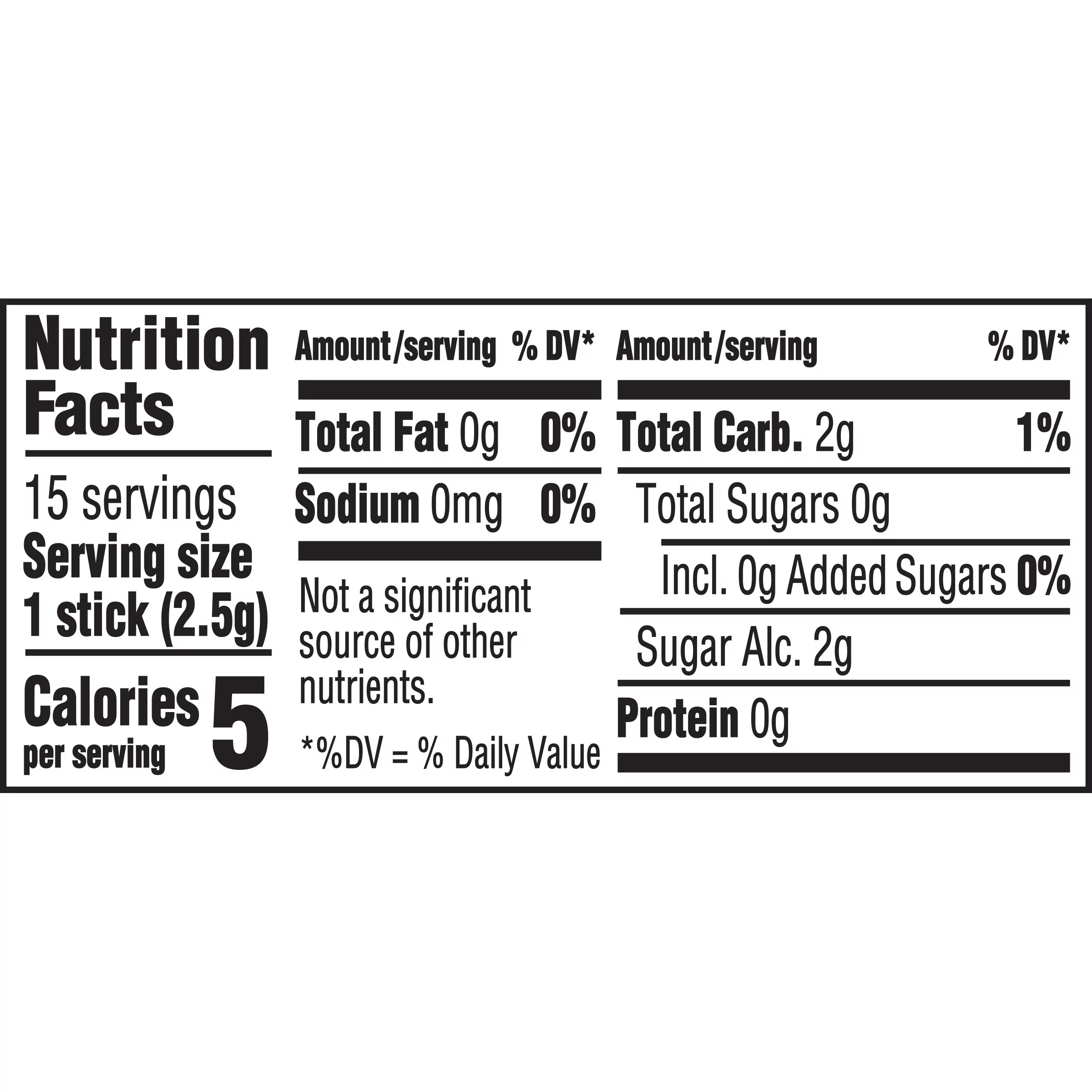 5 Gum Watermelon Prism Sugar Free Chewing Gum - 15 Stick Pack