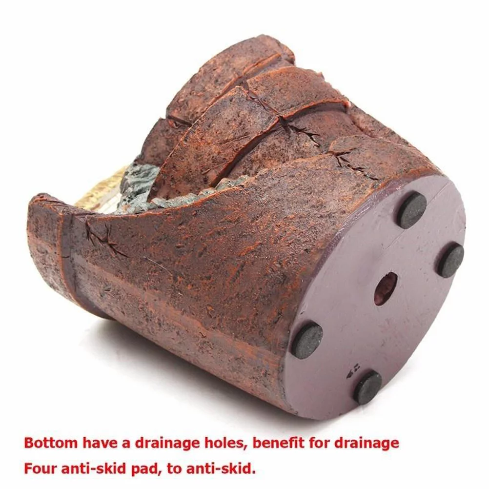 Plant Flower House Pot Succulent  Flower Basket Sky Garden Basket Flower Basket Planter Pot Plant House(Small House)