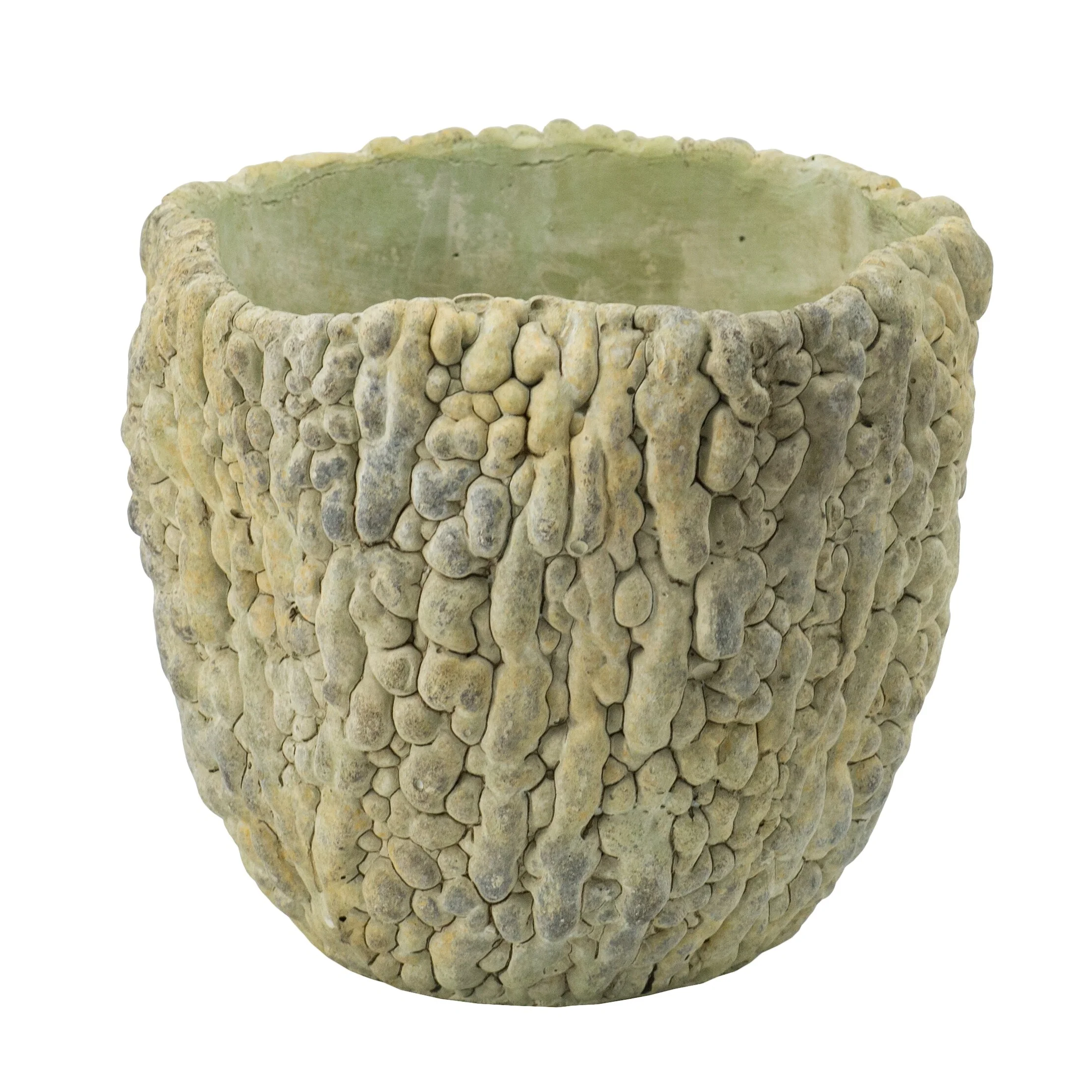 A&B Home 6-inch Light Green Bitter Gourd Outdoor Planter