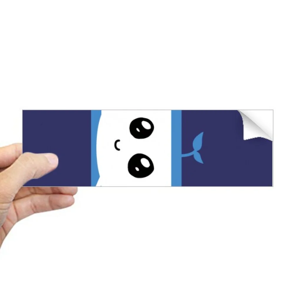 Saplings Sle Small TV Happy Original Rectangle Bumper Sticker Notebook Window Decal