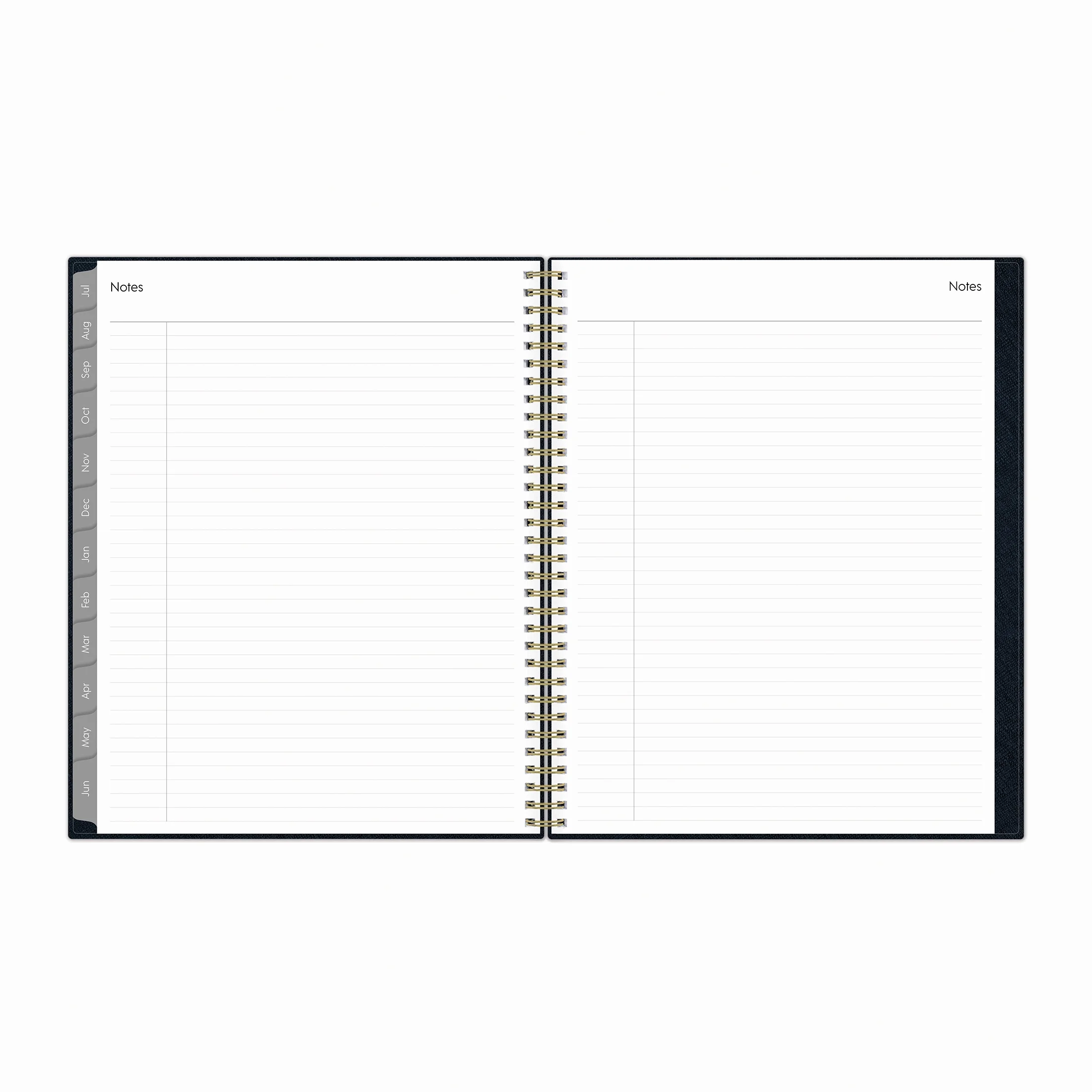2024-25 Weekly Monthly Planner, 8.5x11, by Blue Sky, Navy Crossgrain