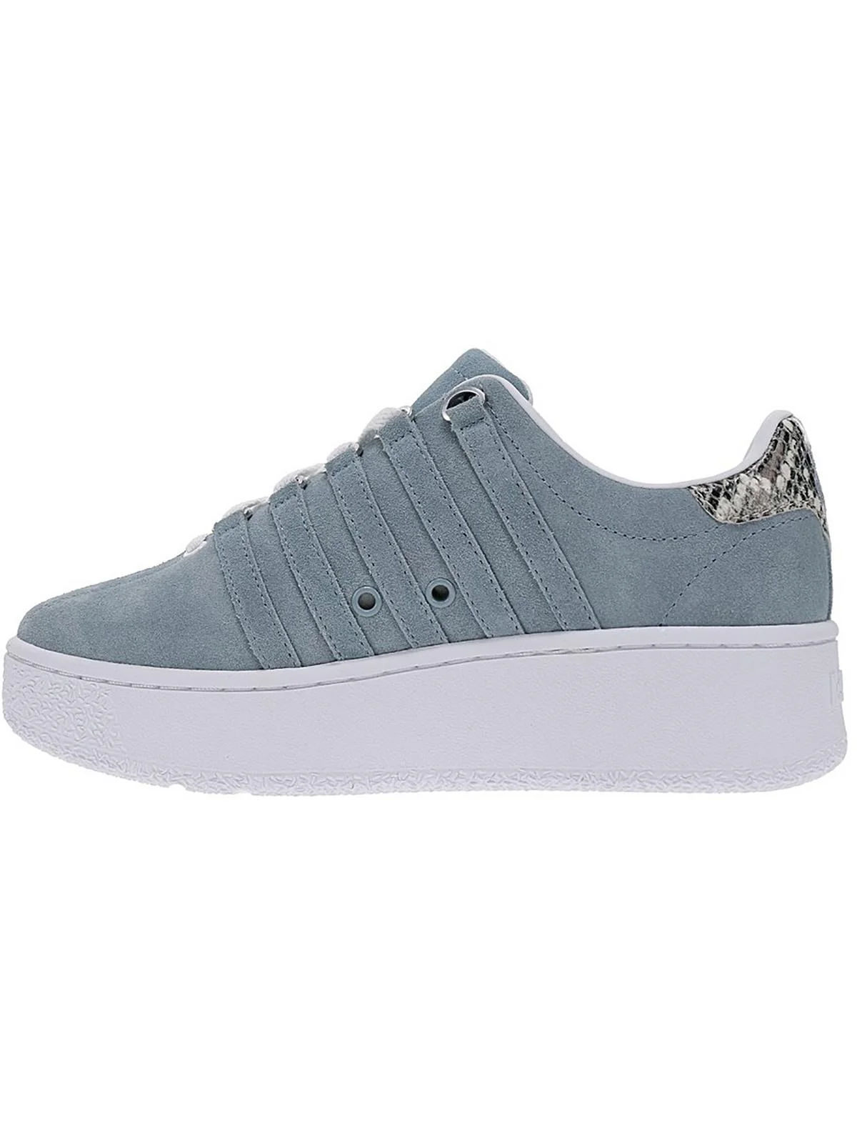 K-Swiss Womens Suede Lace-Up Casual And Fashion Sneakers