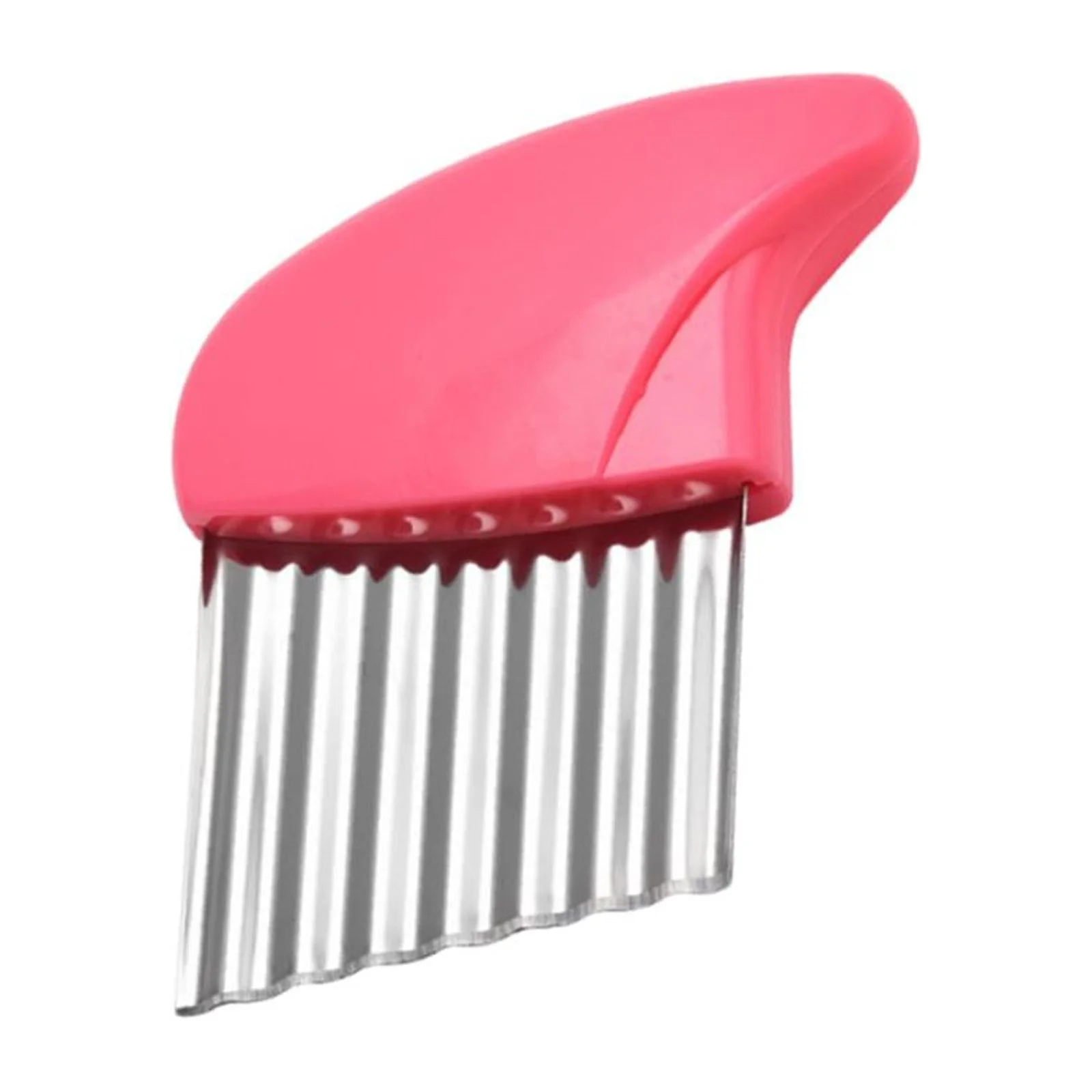 Crevice Weeding Tool Manual Yard Gardening Tool Wavy Chopper Tool Handheld Weeds Picker Tool for Vegetable Potted Garden Indoor Bonsai Pink