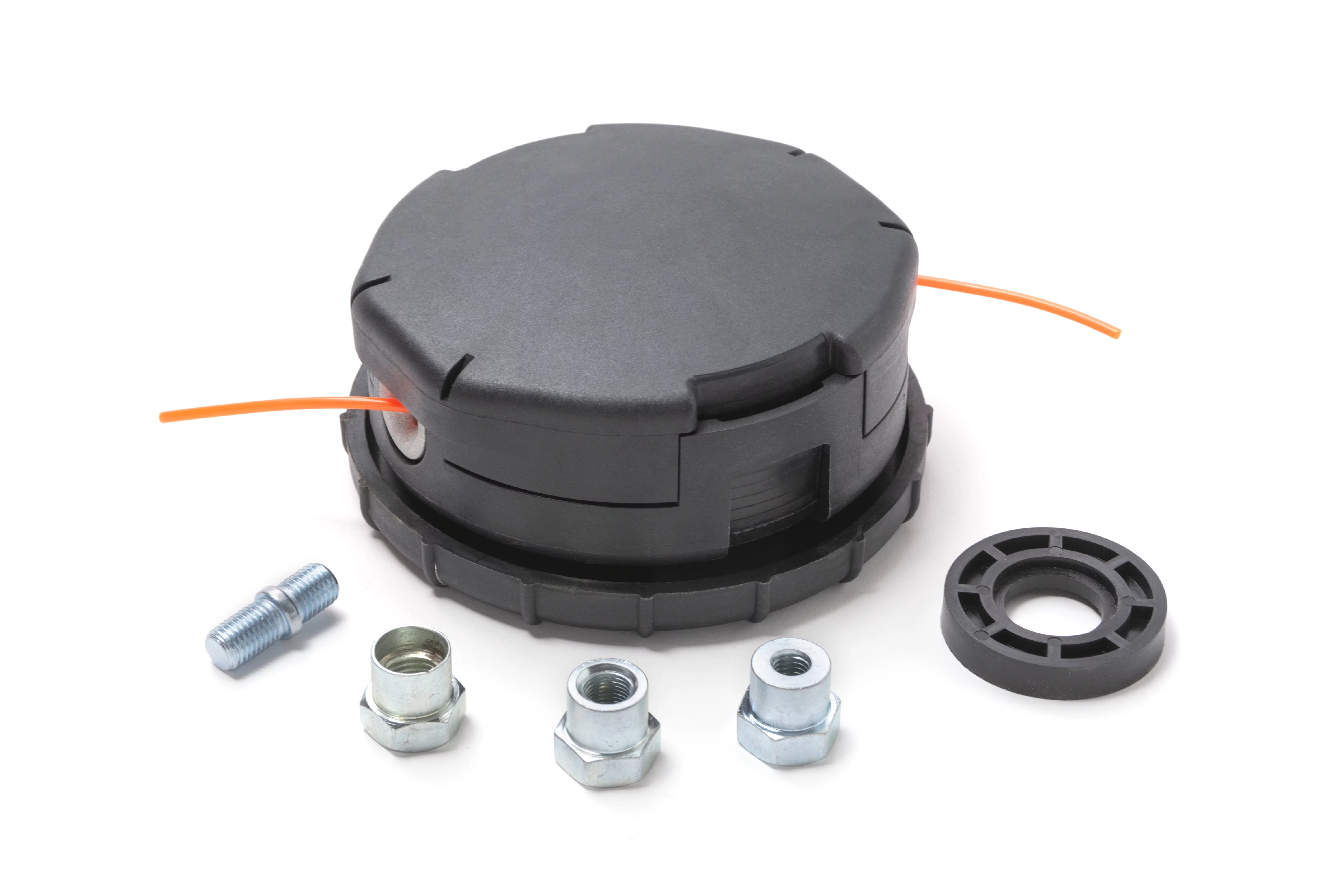 Terre Products, Universal Trimmer Head Replacement, Bump Feed String Trimmer Head, Compatible with Speed Feed and Most Weed Eater Brands, 5 Inch Diameter, Line Size .05 Inch to .105 Inch