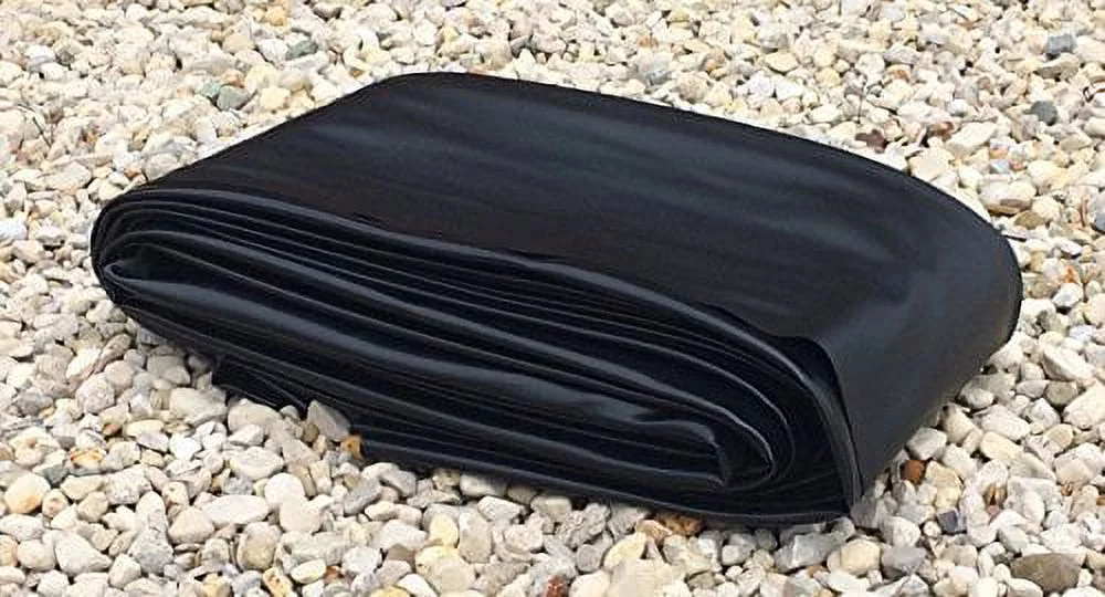 ' - Pond Liner - 4' Wide X 6' Long (1.2M X 1.8M) In 20-Mil Black (.50Mm) PVC - Fish And Plant Friendly For Ponds, Streams, Water Gardens And