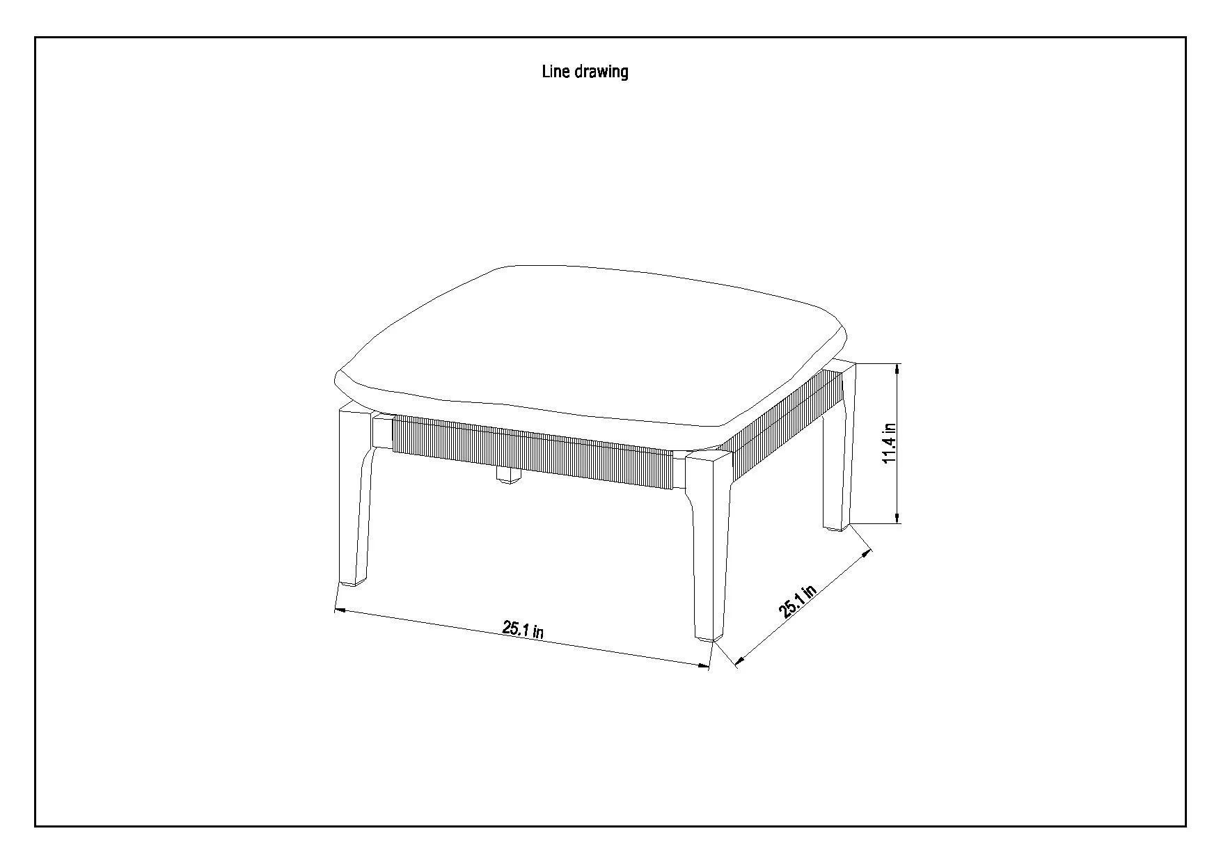 Amazonia Leicester Teak Finish 5 pieces Patio Sectional Set with Weather Resistant Black Cushions