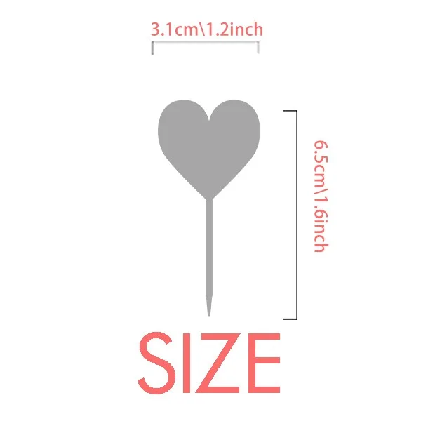 Saplings Injustice Small TV Face Original Toothpick Flags Heart Lable Cupcake Picks