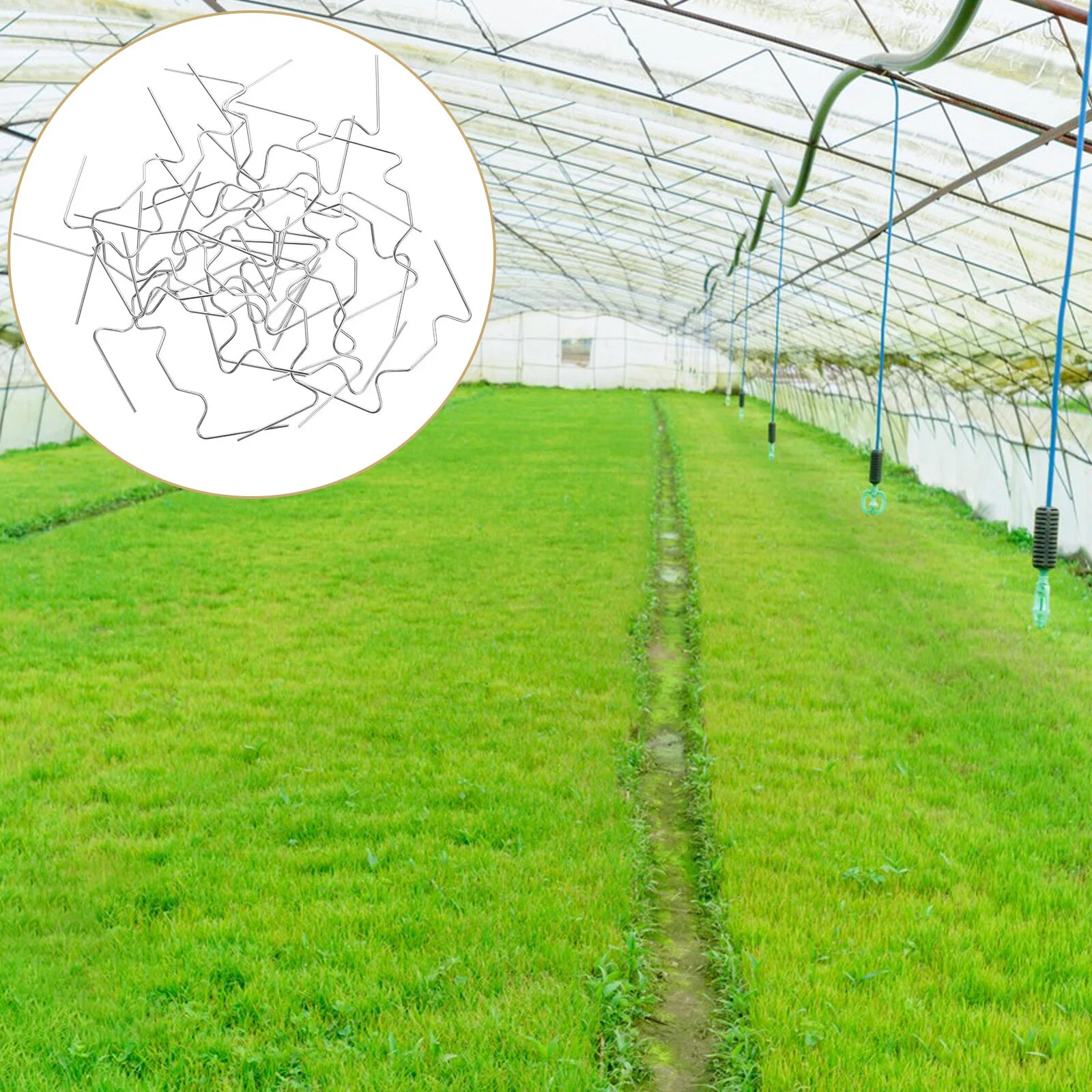 Jibingyi 25 Pcs Glazing Clips Greenhouse W Clips Stainless Steel Fixing Clips Metal Holding Clips