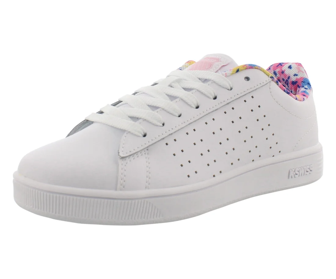 K-Swiss Court Casper Varsity Low Mens Shoes Size 4, Color: White