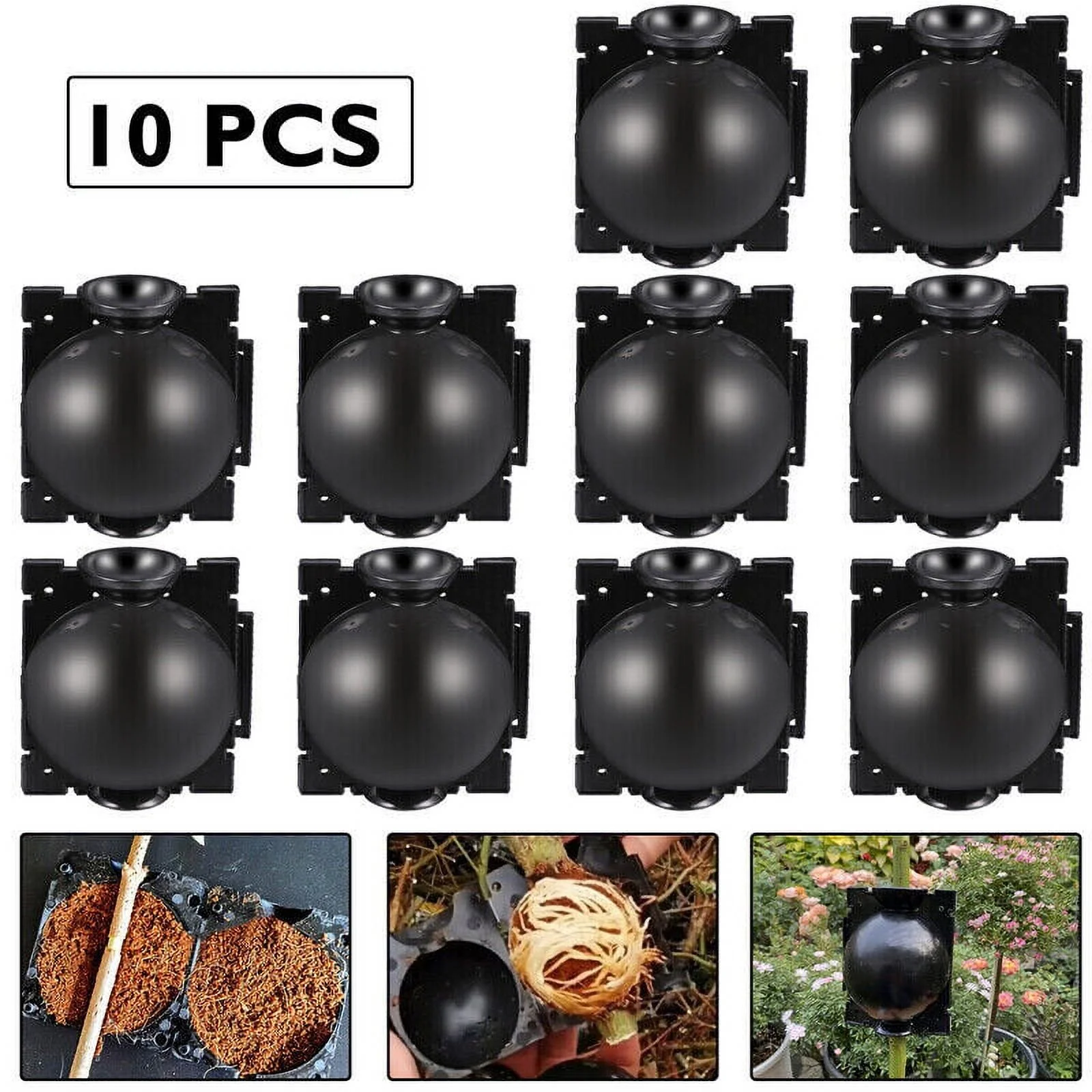 10/20X Plant Rooting Devices Growing Grafting Box High Pressure Propagation Ball