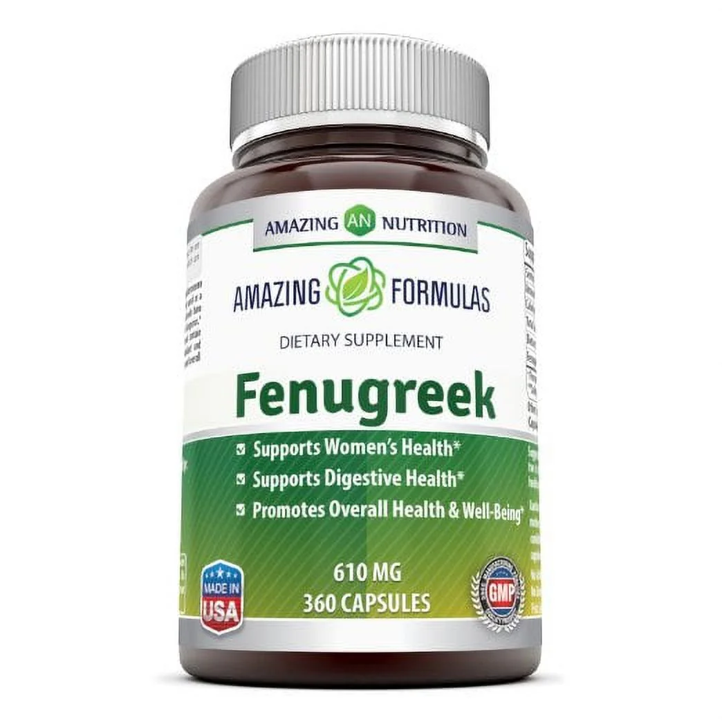Amazing Formulas Fenugreek 610 Mg 360 Capsules