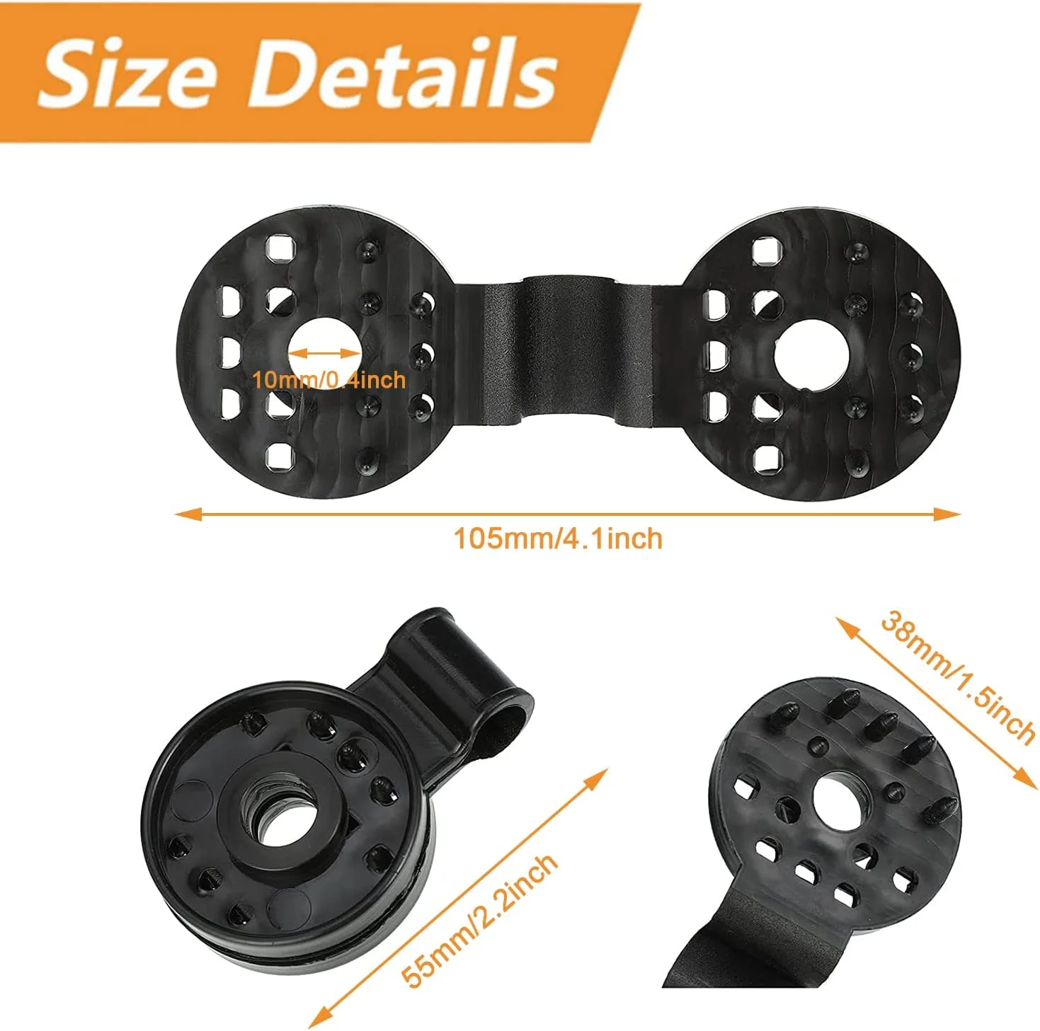 Shade Cloth Plastic Clips,20pcs Shade Netting Black Clips Plastic Sunshade Clips Round Shade Cloth Plastic Clips for Greenhouse Outdoor Garden Agricultural