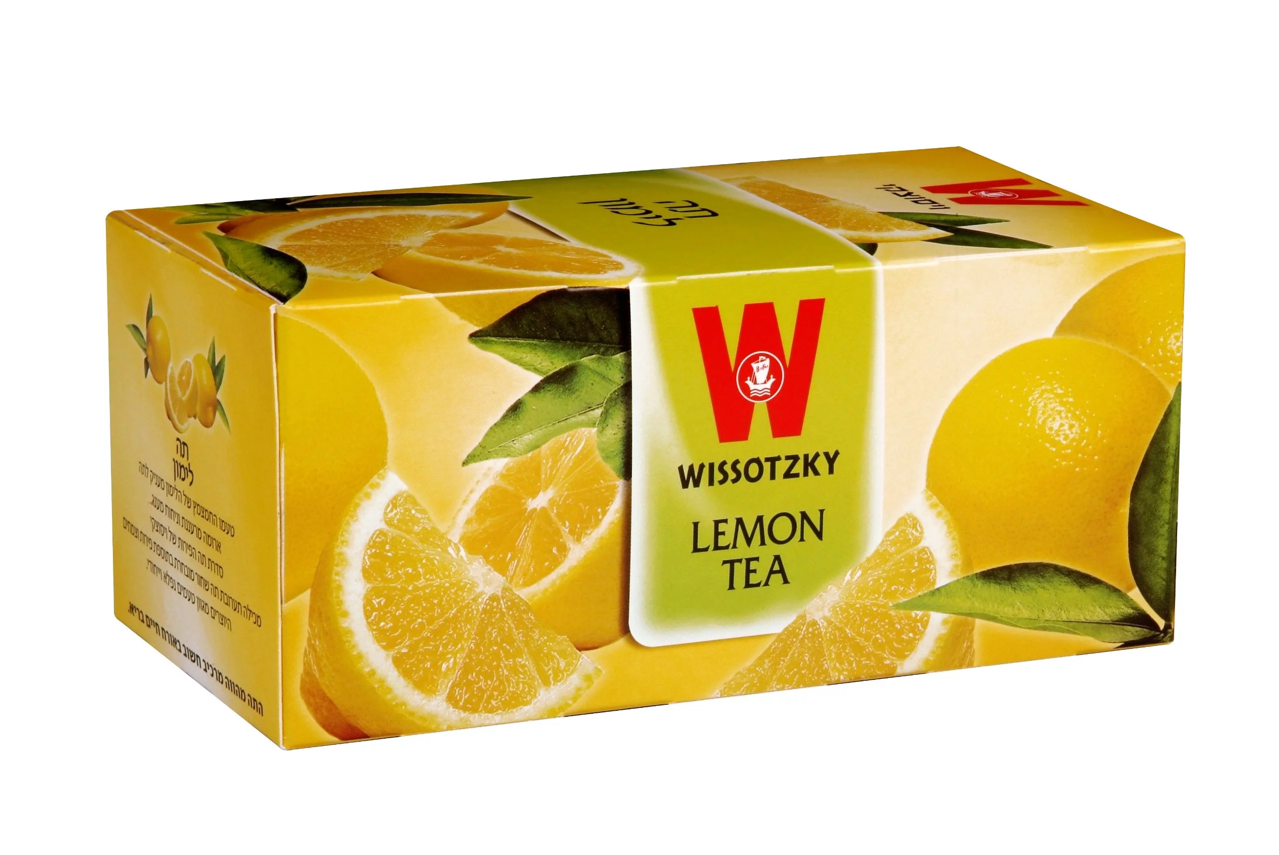 Wissotzky Lemon, 1.76-Ounce Boxes (Pack Of 6)