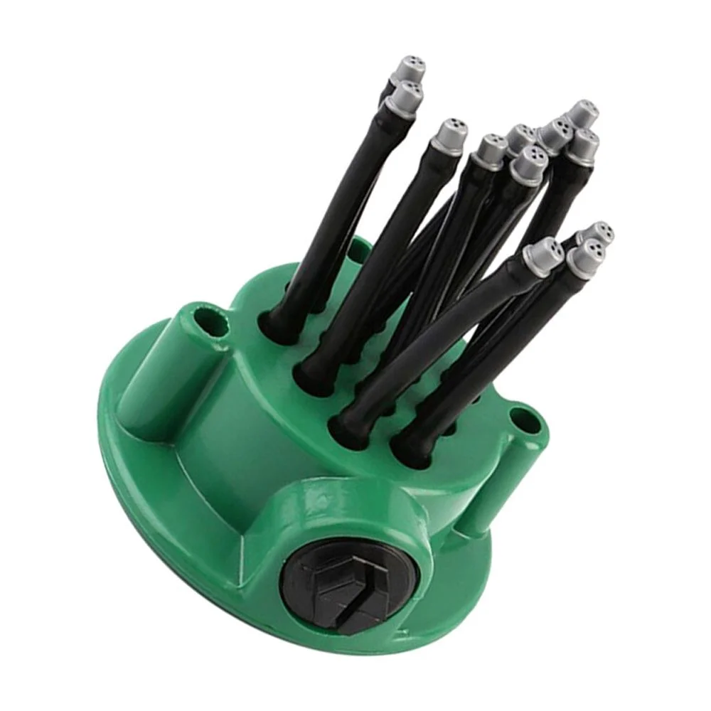 Garden and Lawn Flower Sprinkler 360 Degree Automatic Rotary Spray Nozzle，Irrigation Sprayer Sprinkler Head Flower Watering Sprinkler, Multi Nozzle Lawn Garden Shower, Gardening Tool