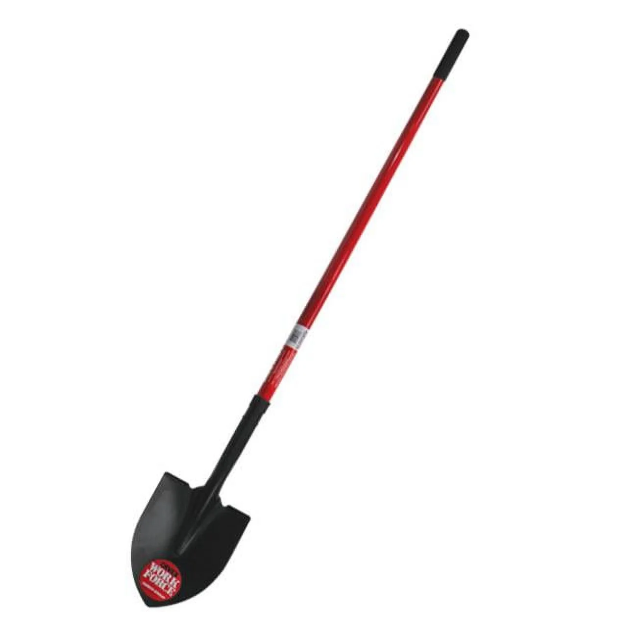 Workforce Round-Point Shovel Long Handle, 48 in.
