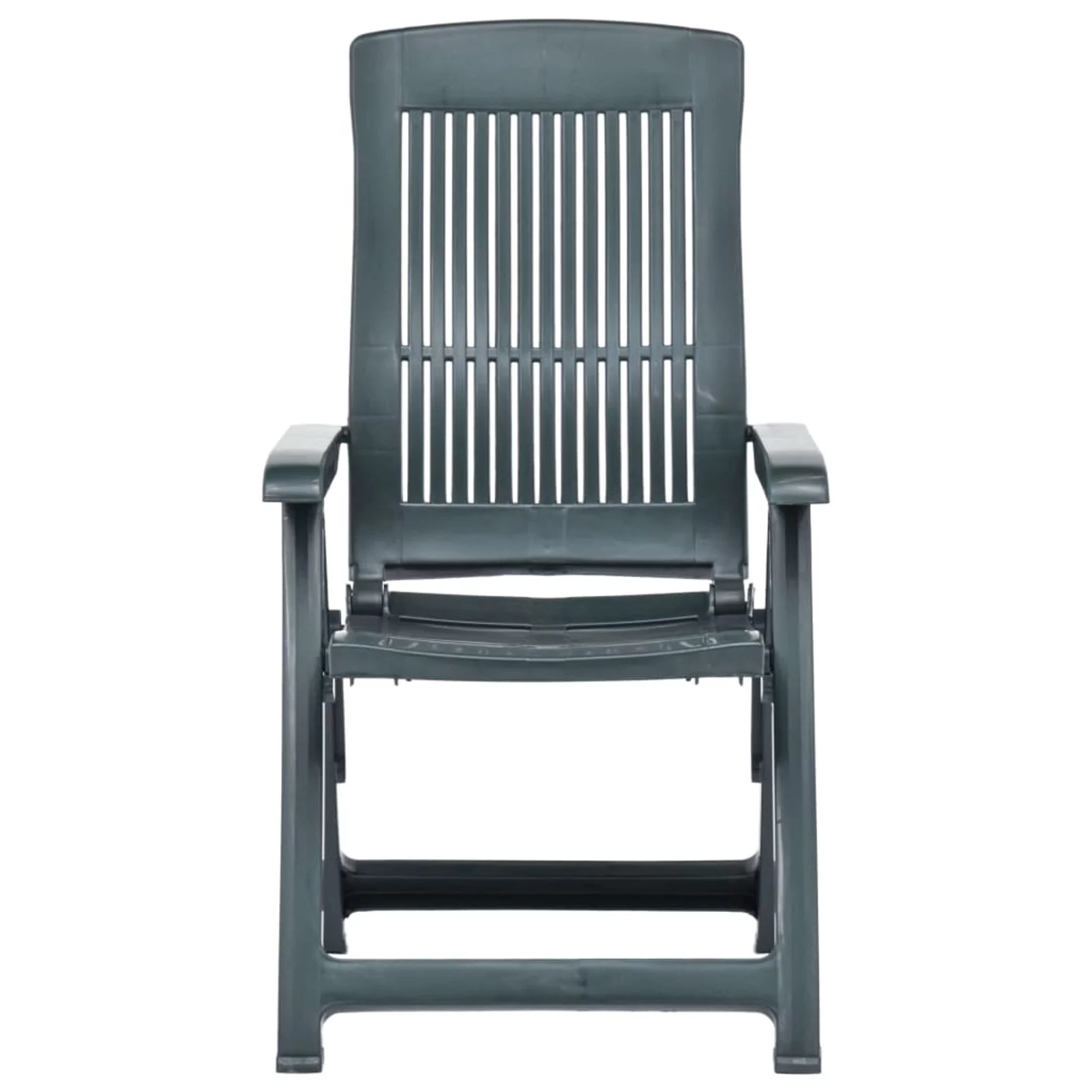 Walmeck Patio Reclining Chairs 2 pcs Green