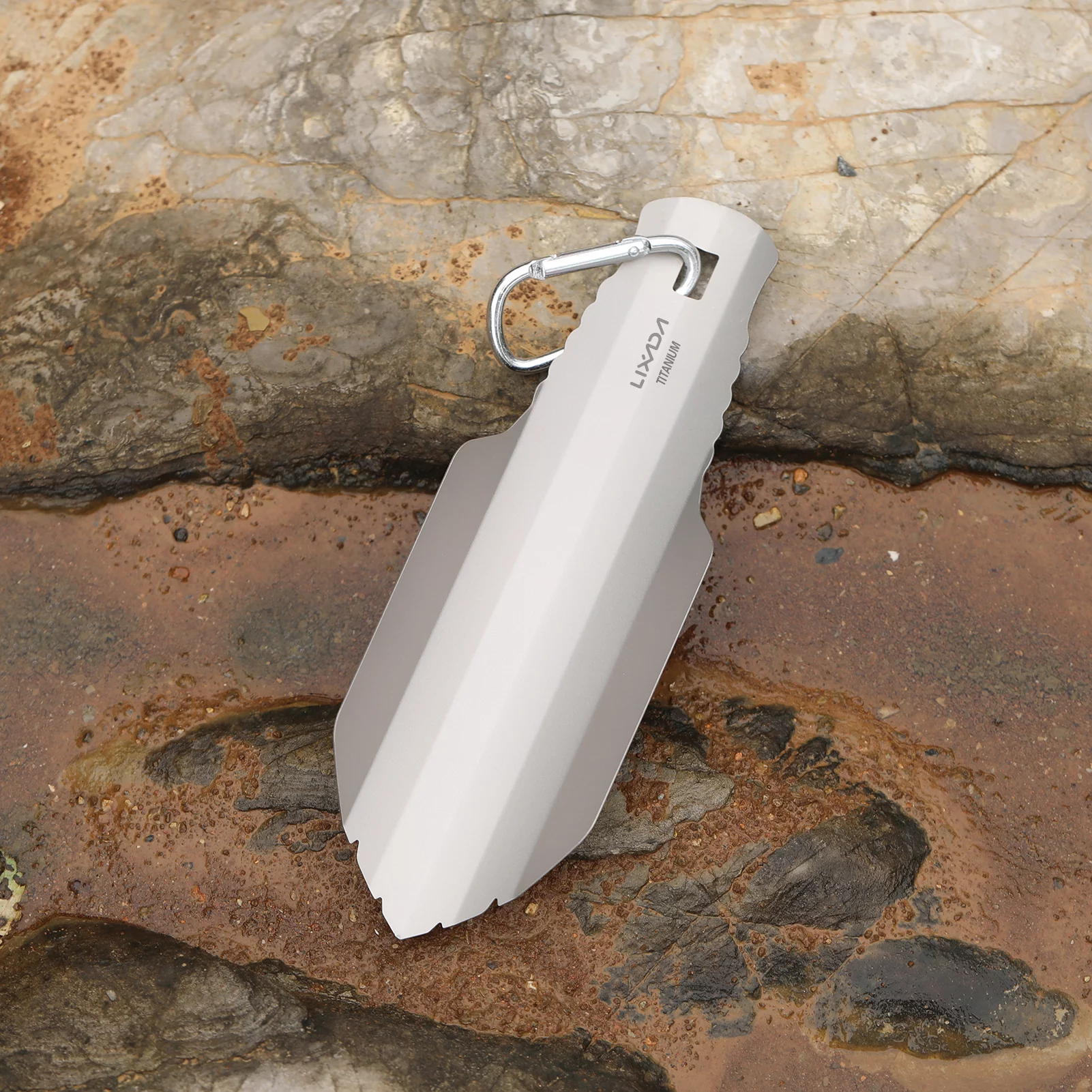 Lixada  Garden Hand Shovel  Camping Hiking Backpacking Trowel with Clip