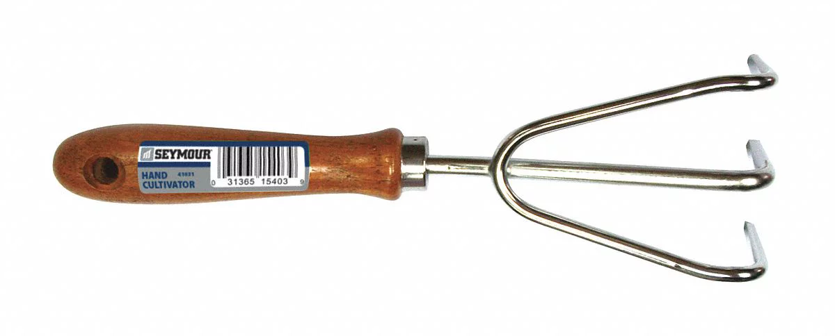 Seymour Midwest Hand Cultivator,Chrome Plated Head 41031GRA