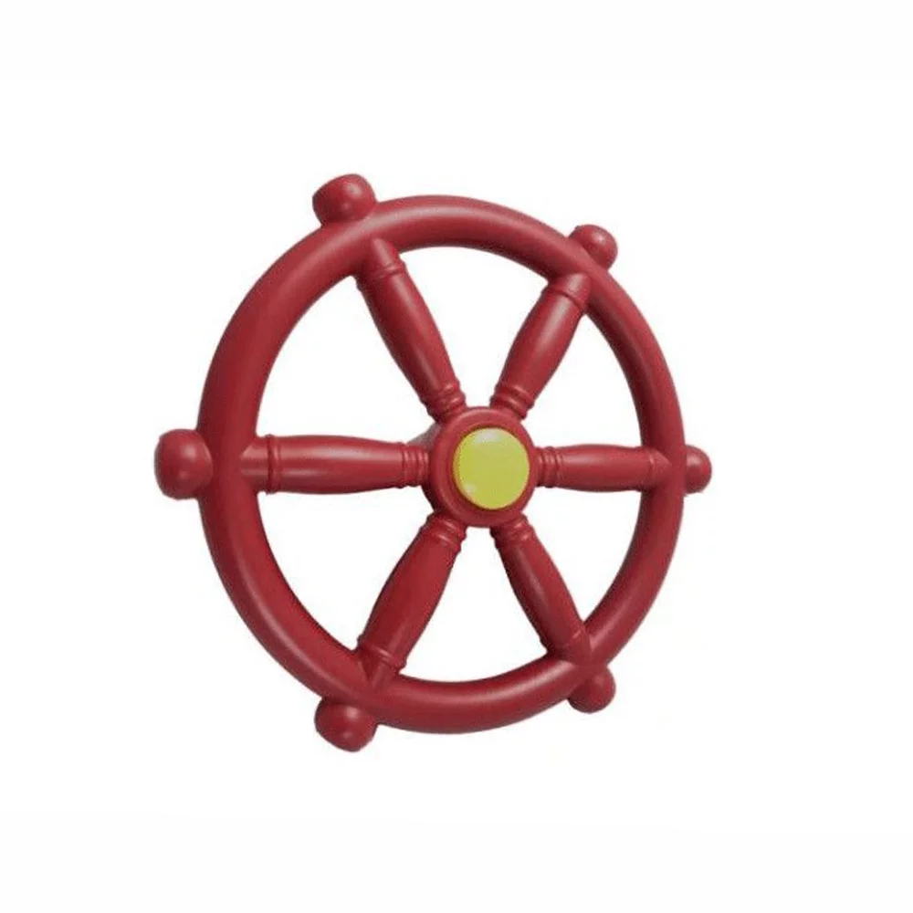 12 Inch Steering Wheel Pirate Accessory Swingset for Outdoor Playhouse Treehouse Backyard