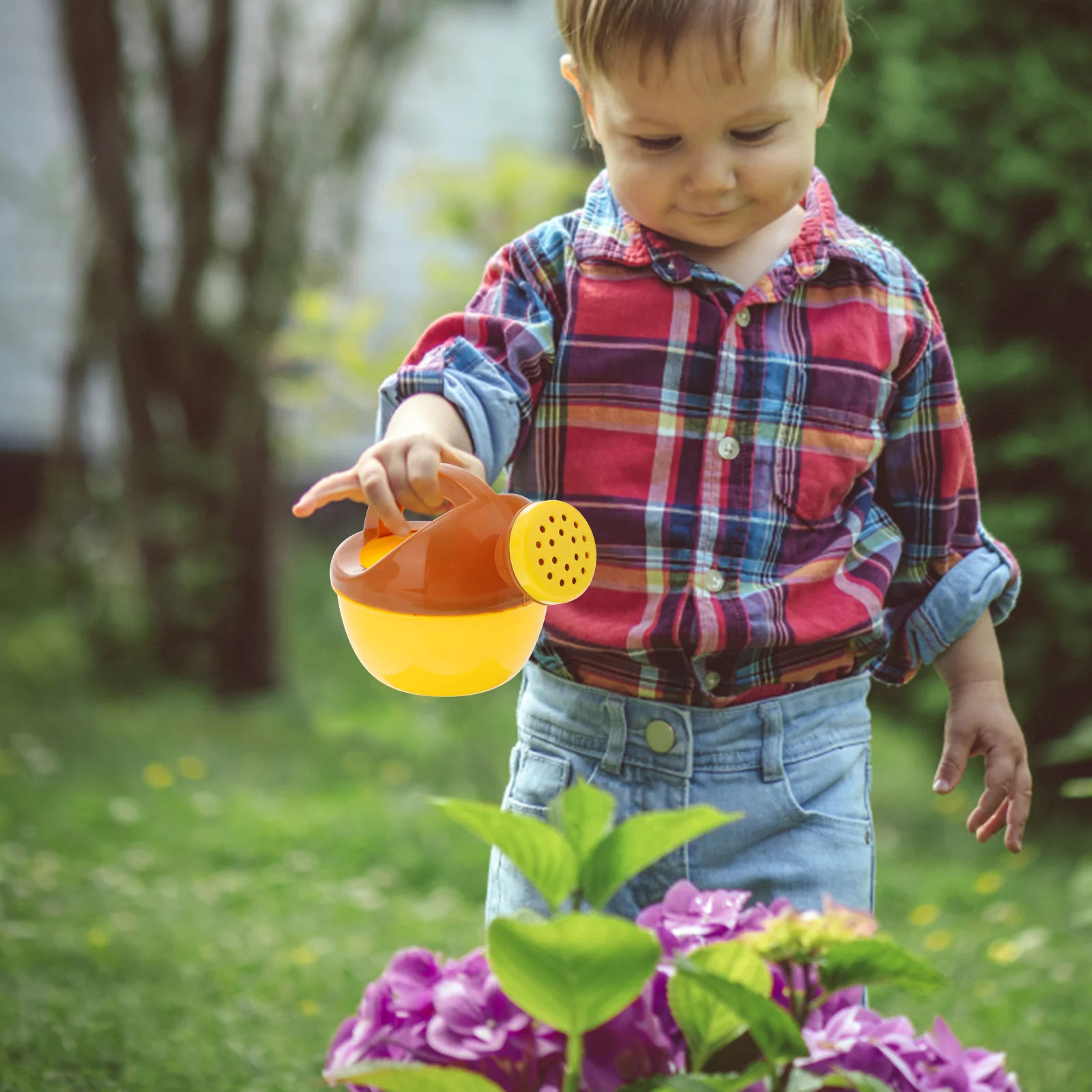Qumonin 4pc Beach Watering Can Pool Toys Kids Garden Sprayer Summer Fun