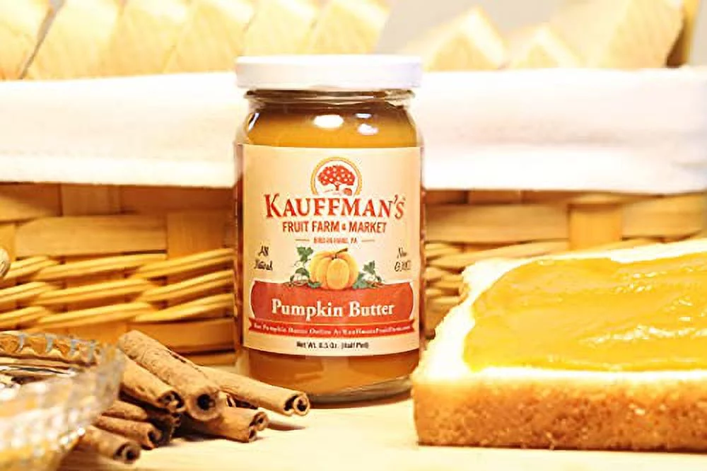 Kauffman Orchards Homemade Pumpkin Butter Spread, 8.5 Oz. (Pack Of 6)