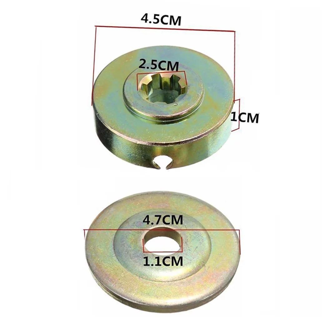4PCS Weed Trimmer Head Adapter Kit Metal Brush Cutter Adapter Lawn Mower Parts