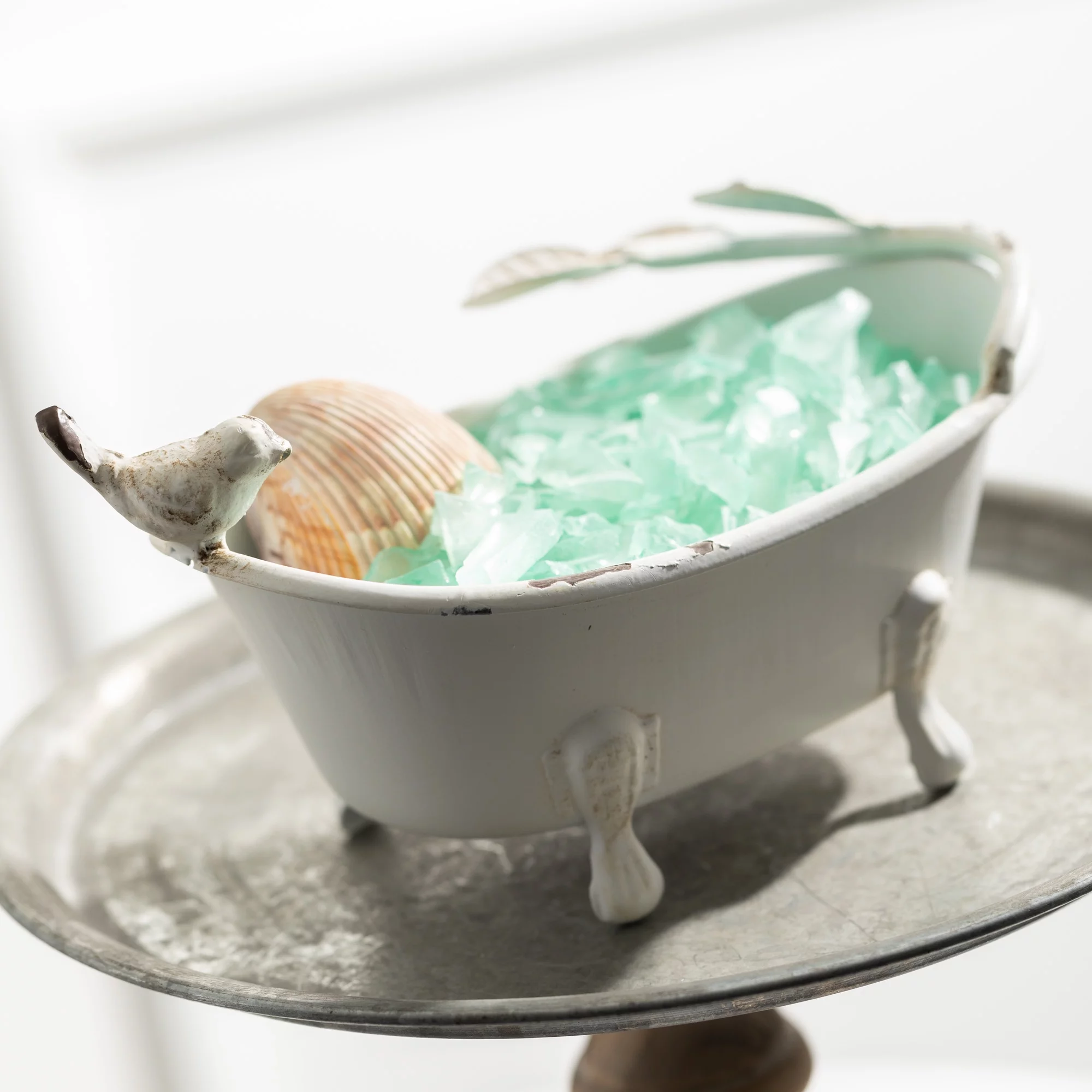 Sullivans Quaint Bird On A Tub Vessel 7.75