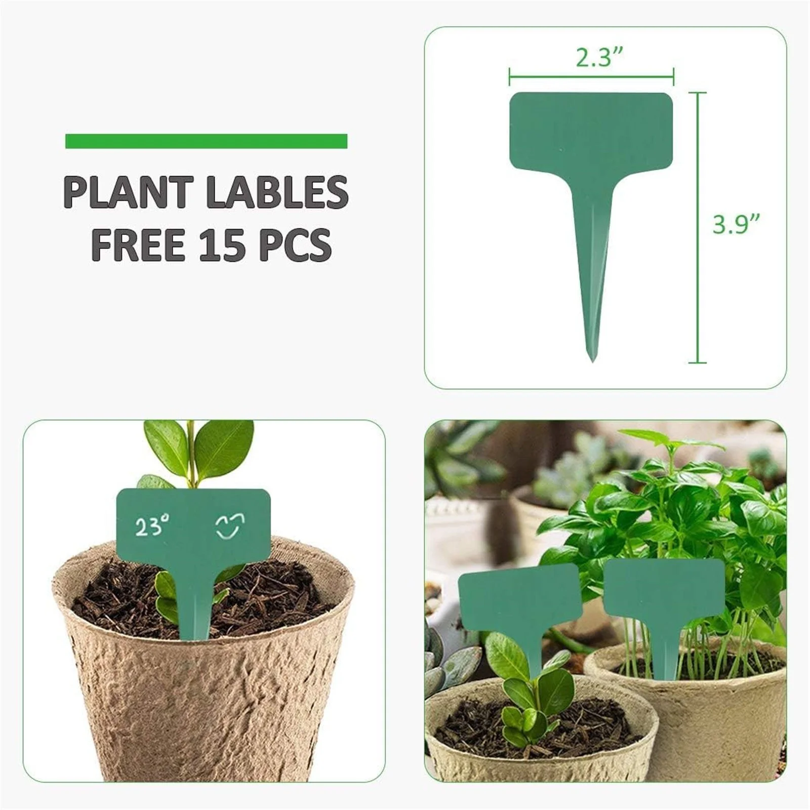 Ljxge Flower Pots Biodegradable Flowerpots Flowerpot Garden Sprouting Nursery Flowerpots Grow Vegetables Fruits Herbs and Flowers
