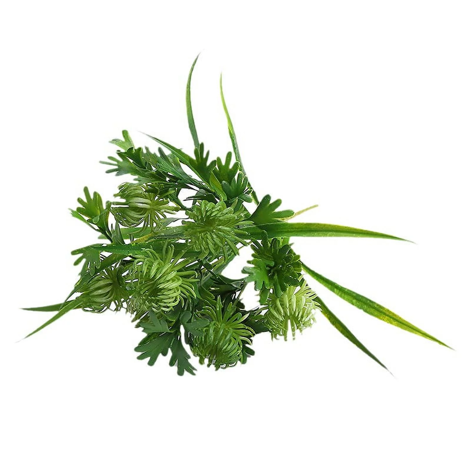 Yeetfub Faux flowers Silk Flowers Simulation Plant Fake Flower Green Plant Potted Plastic Chrysanthemum Flower Arrangement for Window Garden Office Patio Planter Pathway Front Porch