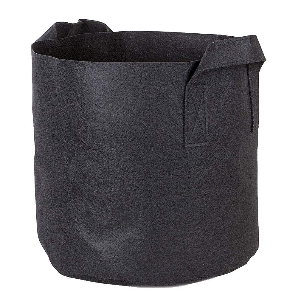 Outdoor Round Flower Planting Bag PP Nonwoven Plant Growth Pouch Vegetable Growing Pot 1\-34 Gallons  35*30cm