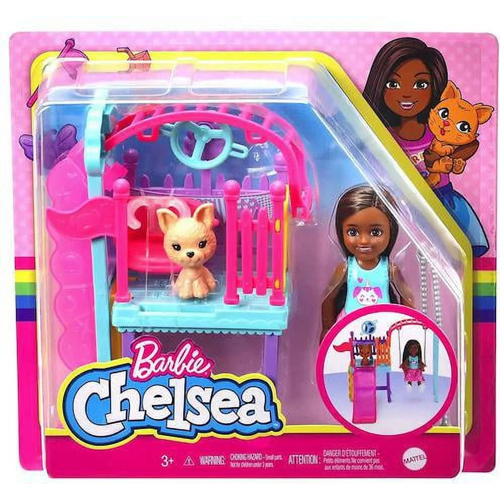 Chelsea with Playground Set Barbie 6